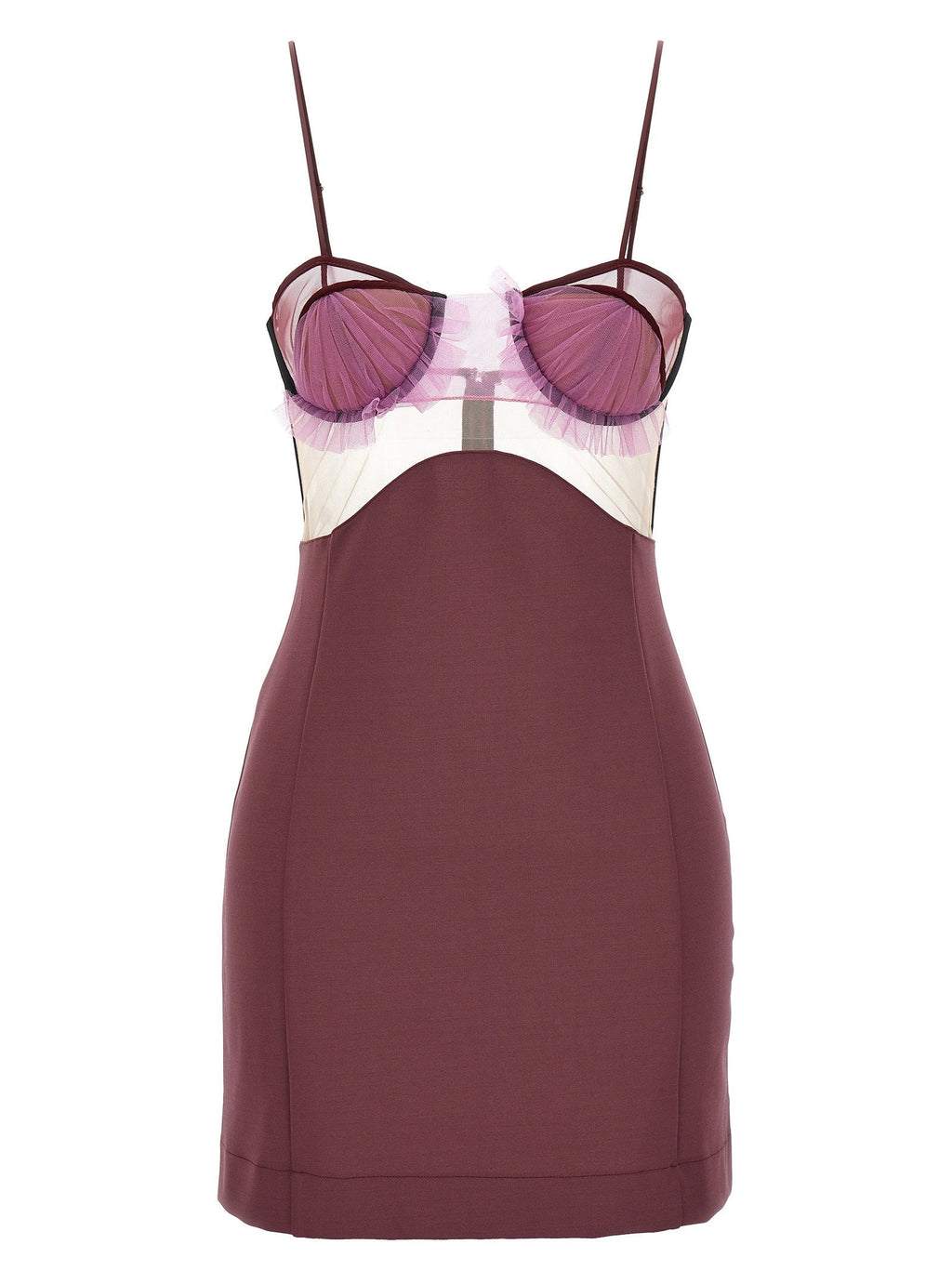 Nensi Dojaka Nensi Dojaka Explosive Flower Bra Dress