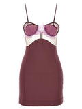 Nensi Dojaka Nensi Dojaka Explosive Flower Bra Dress