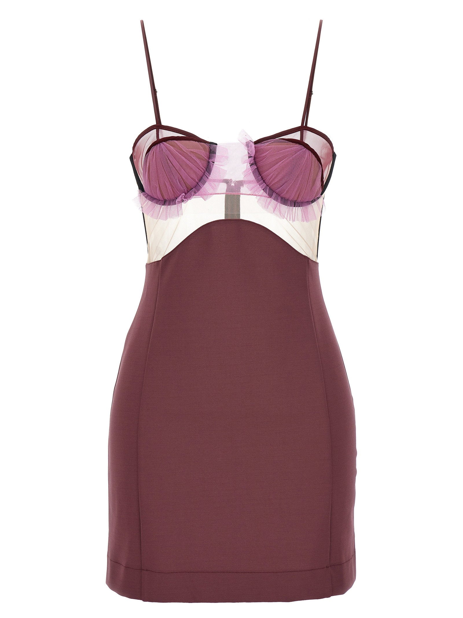Nensi Dojaka Nensi Dojaka Explosive Flower Bra Dress