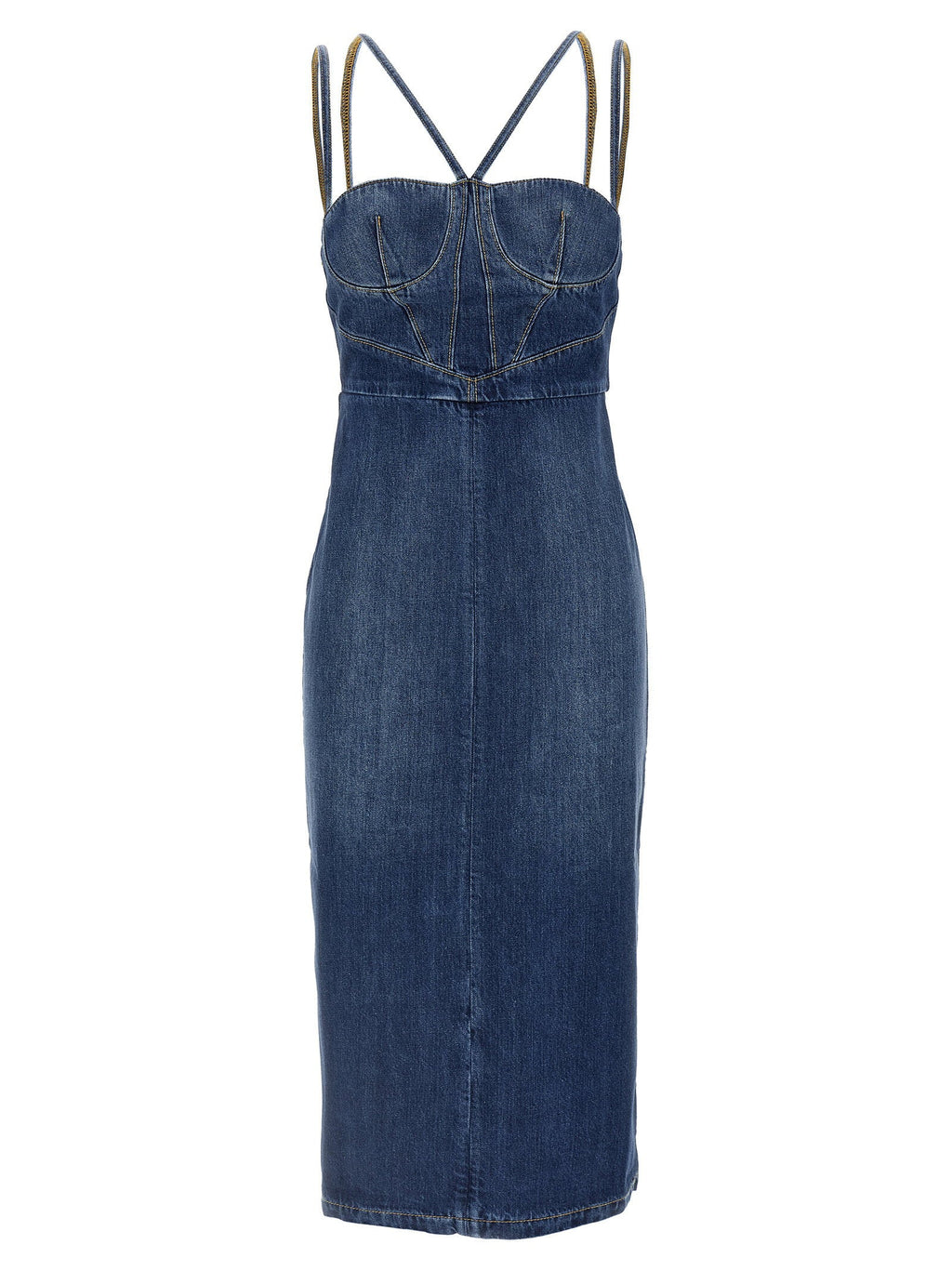 Nensi Dojaka Nensi Dojaka Denim Dress