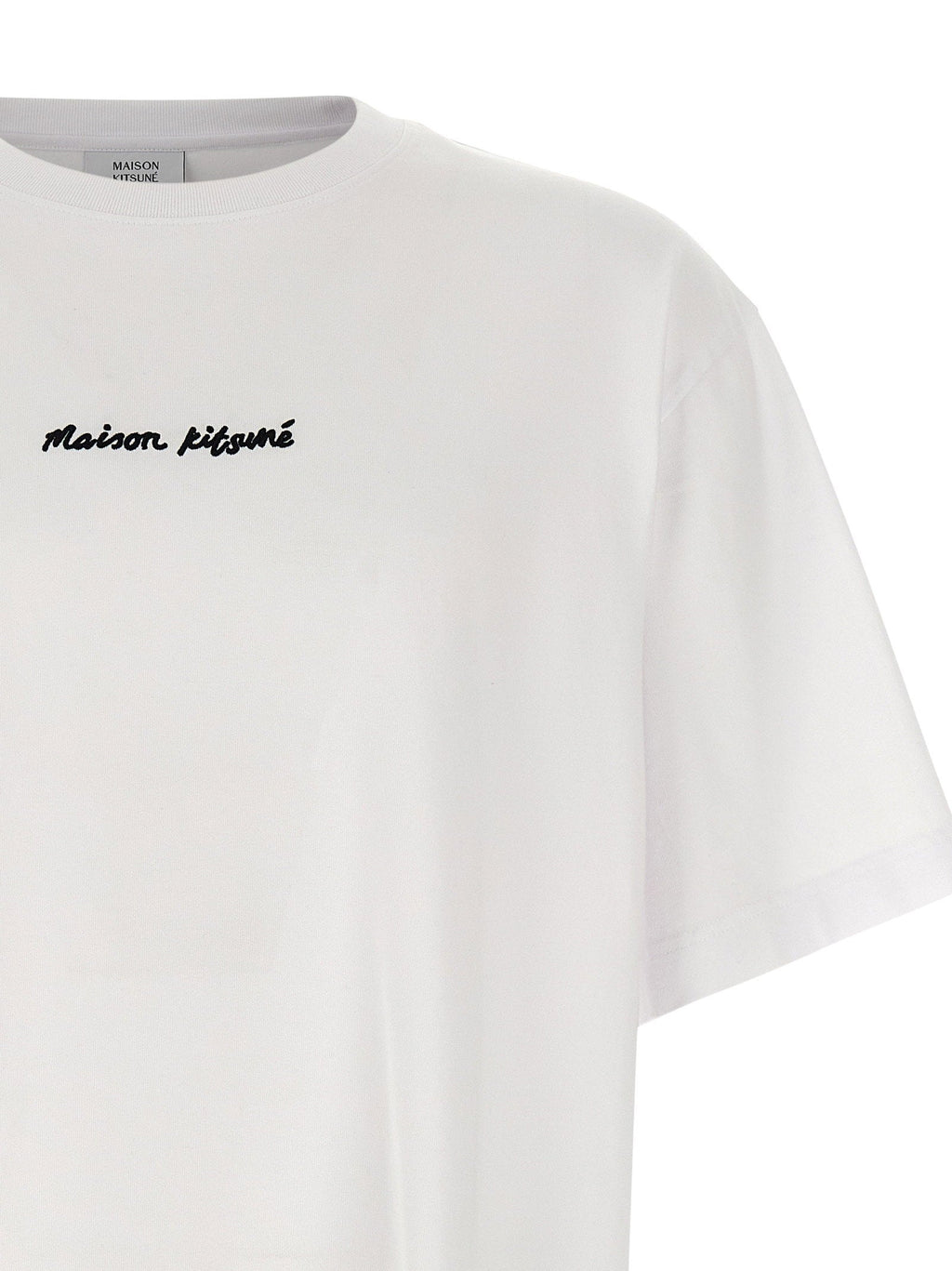 Maison Kitsuné Maison Kitsuné Logo Embroidery T-shirt