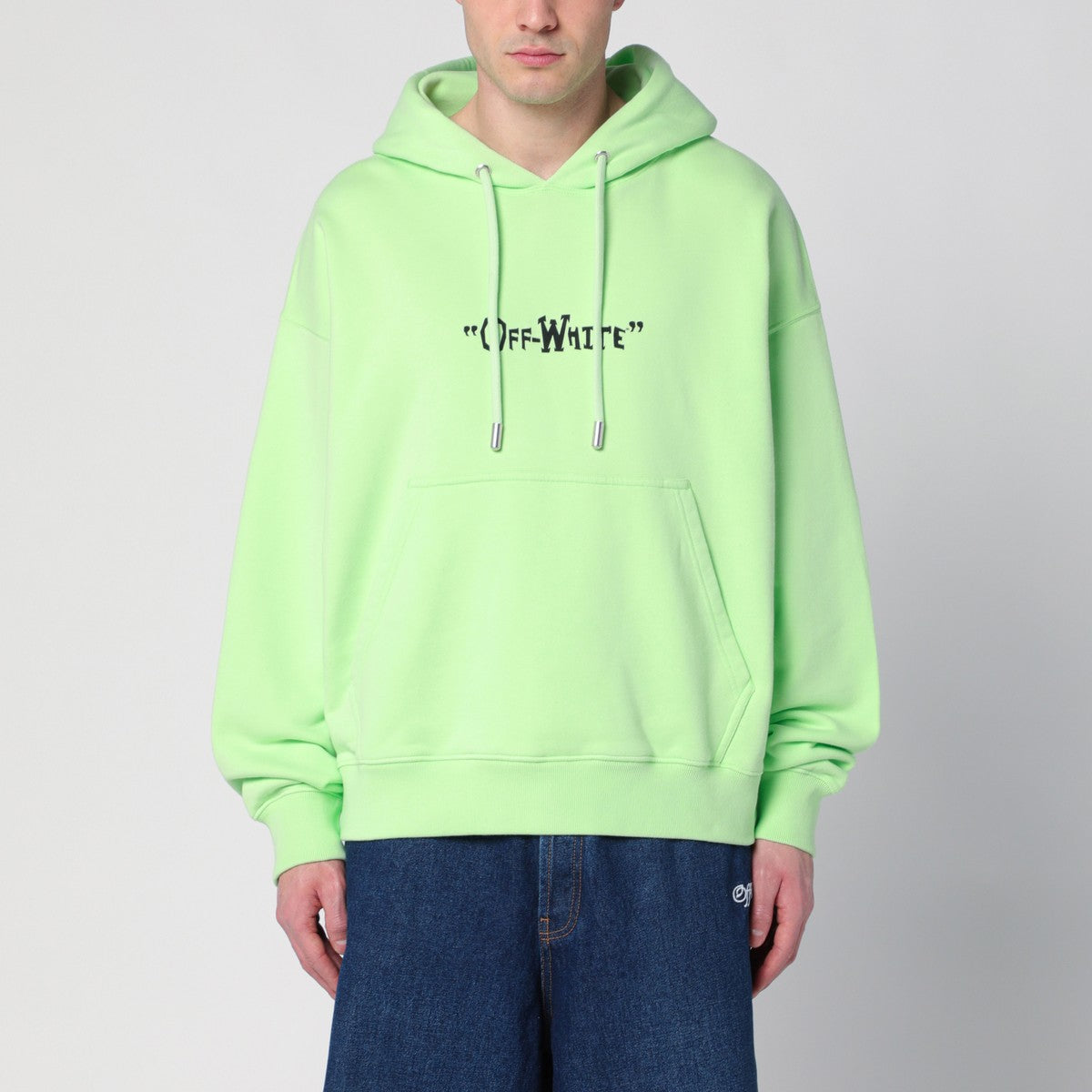 Off White Off White Off-White™ Mint green sweatshirt with logo