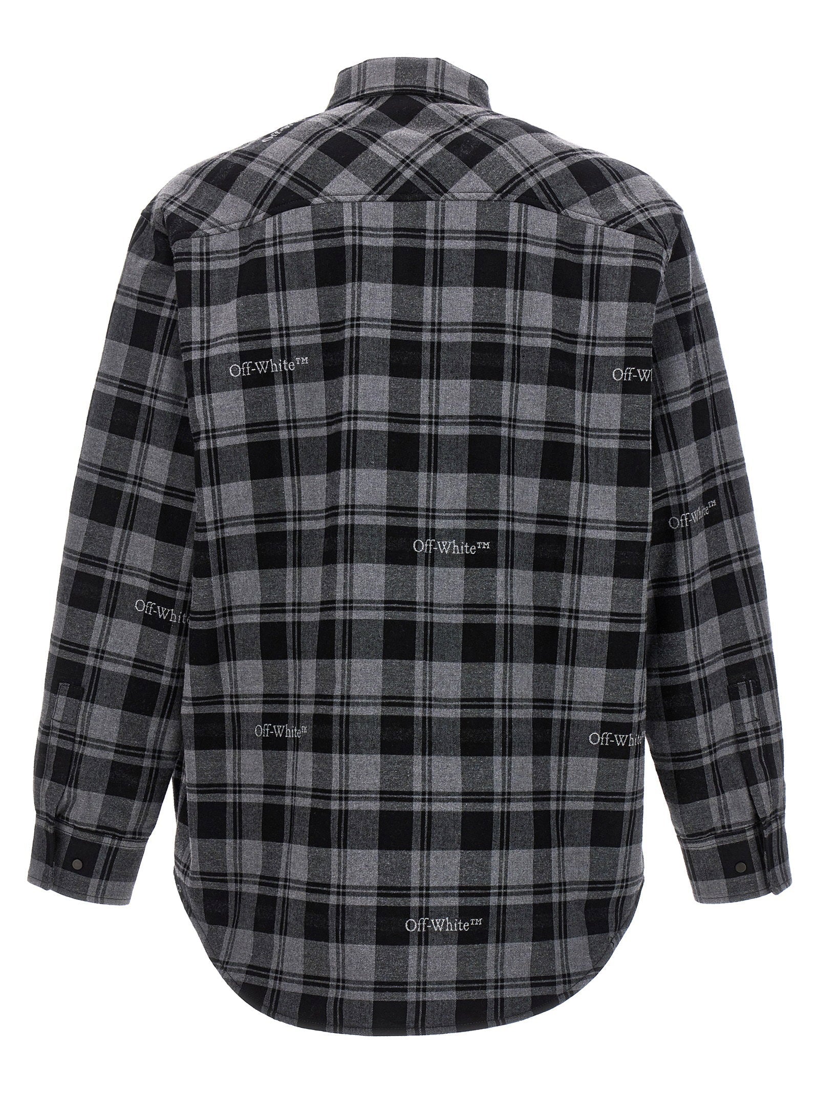 Off White Off White Check Flannel Padded Jacket