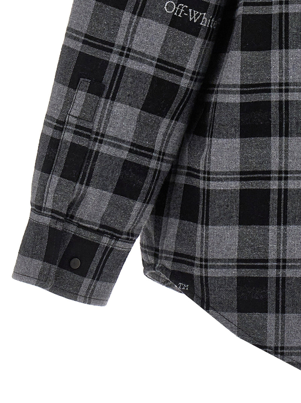 Off White Off White Check Flannel Padded Jacket