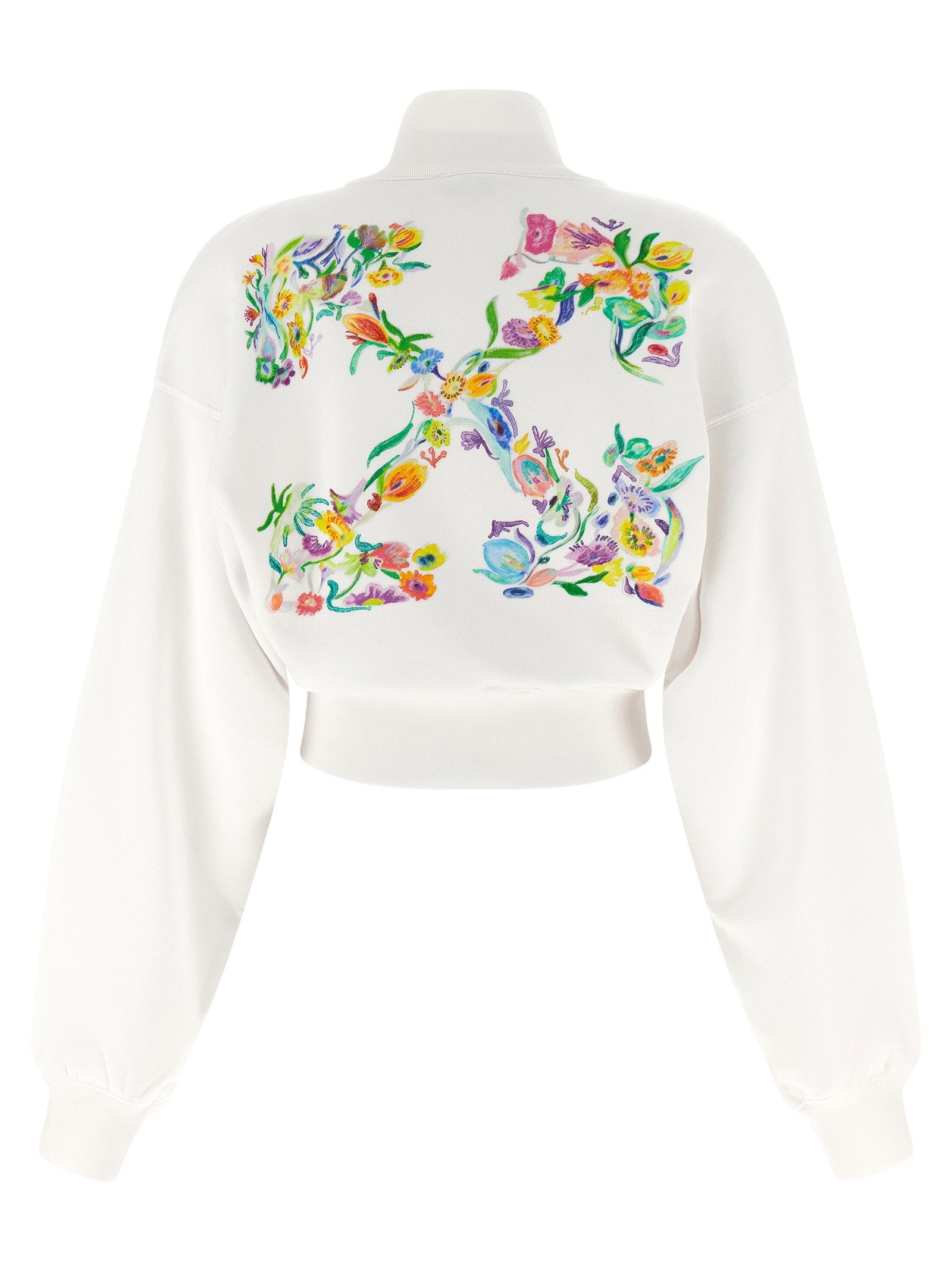 Off White Off White Arrow Glowing Flower Sweatshirt