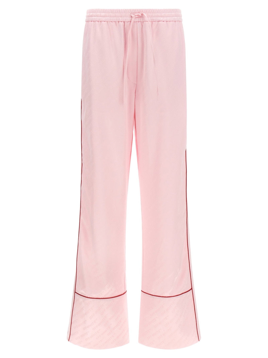 Off White Off White Jacquard Satin Pajama Pants