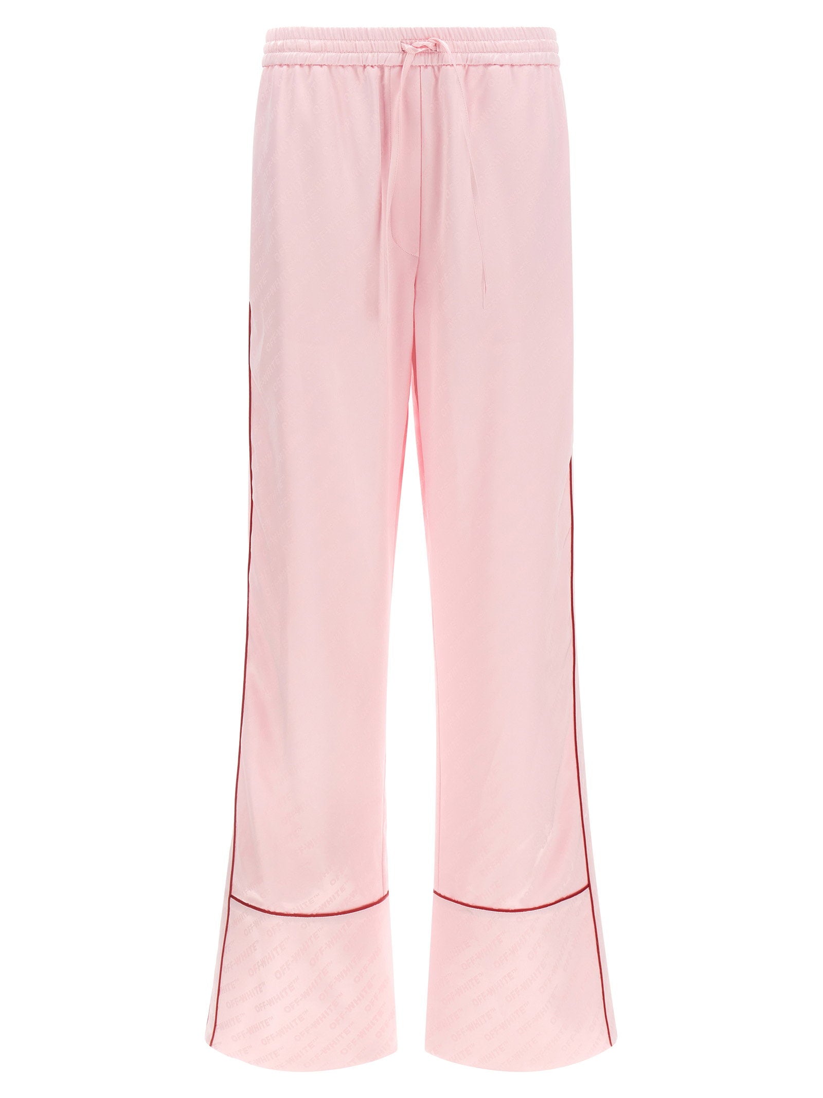 Off White Off White Jacquard Satin Pajama Pants