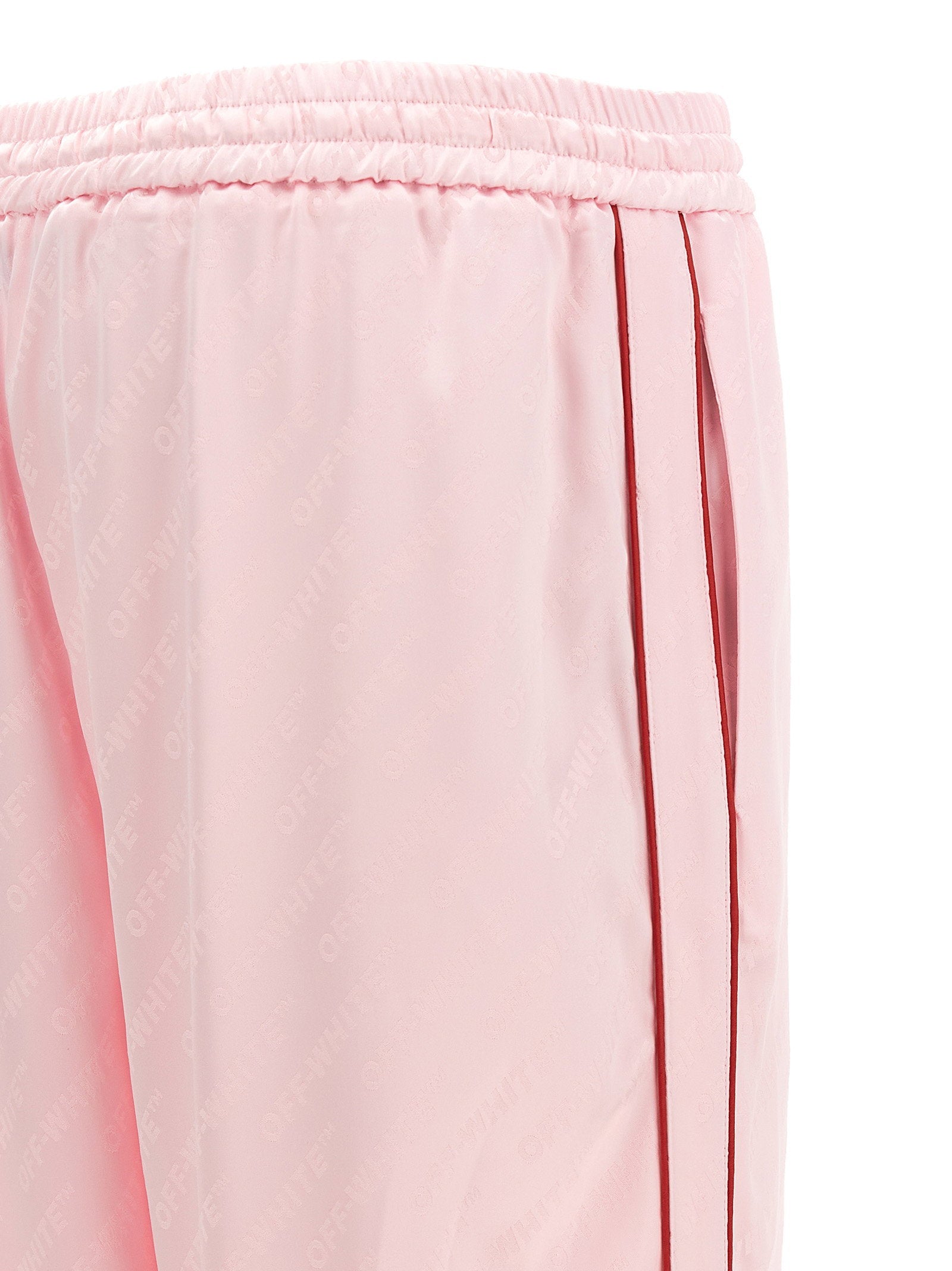 Off White Off White Jacquard Satin Pajama Pants