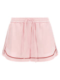 Off White Off White Jacquard Satin Pajama Shorts