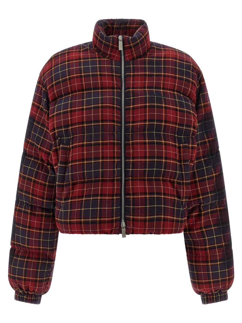 Off White Off White Check Flan Arrow Spray Down Jacket
