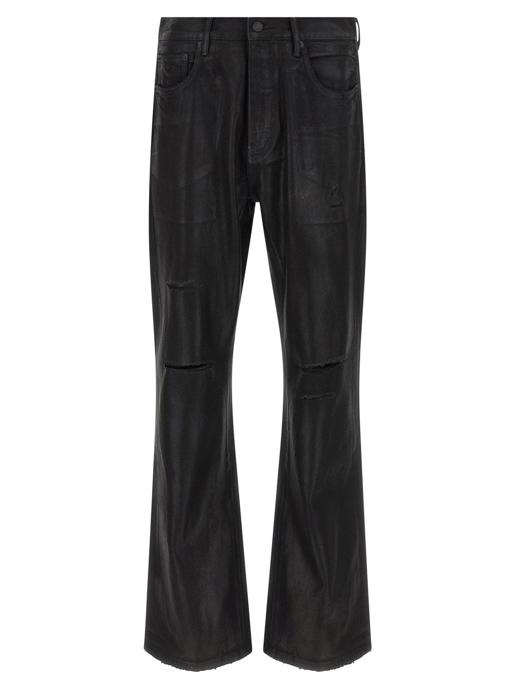 Purple Purple P026 Rinsed Foil Boot Jeans