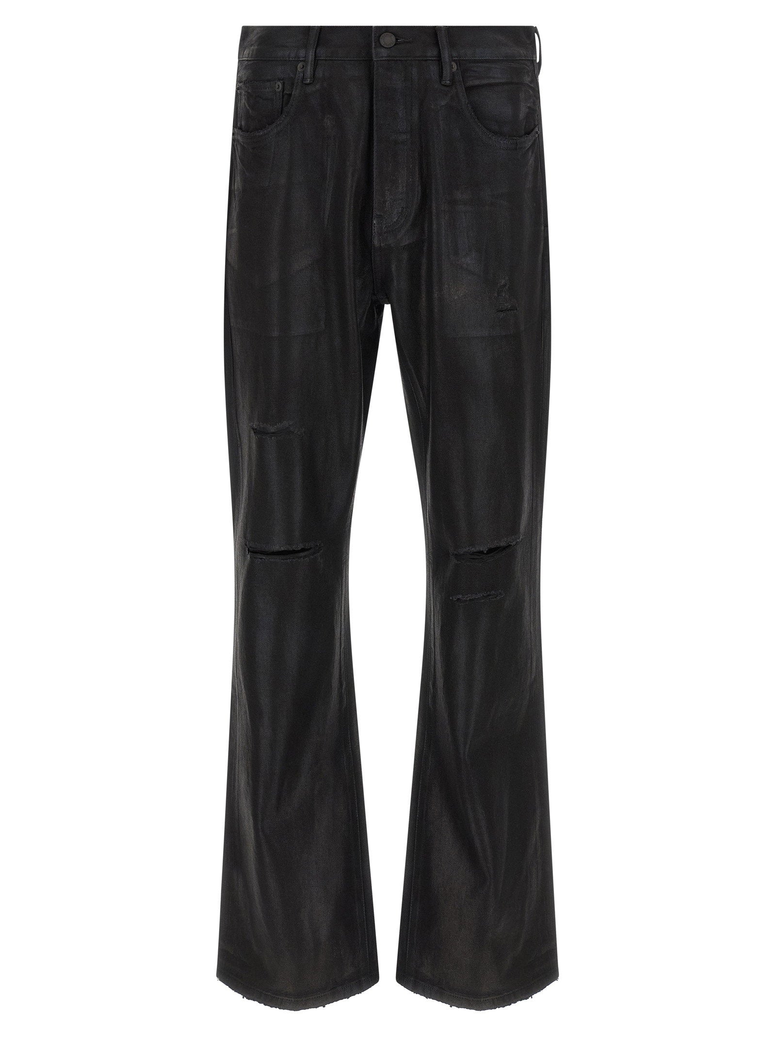 Purple Purple P026 Rinsed Foil Boot Jeans