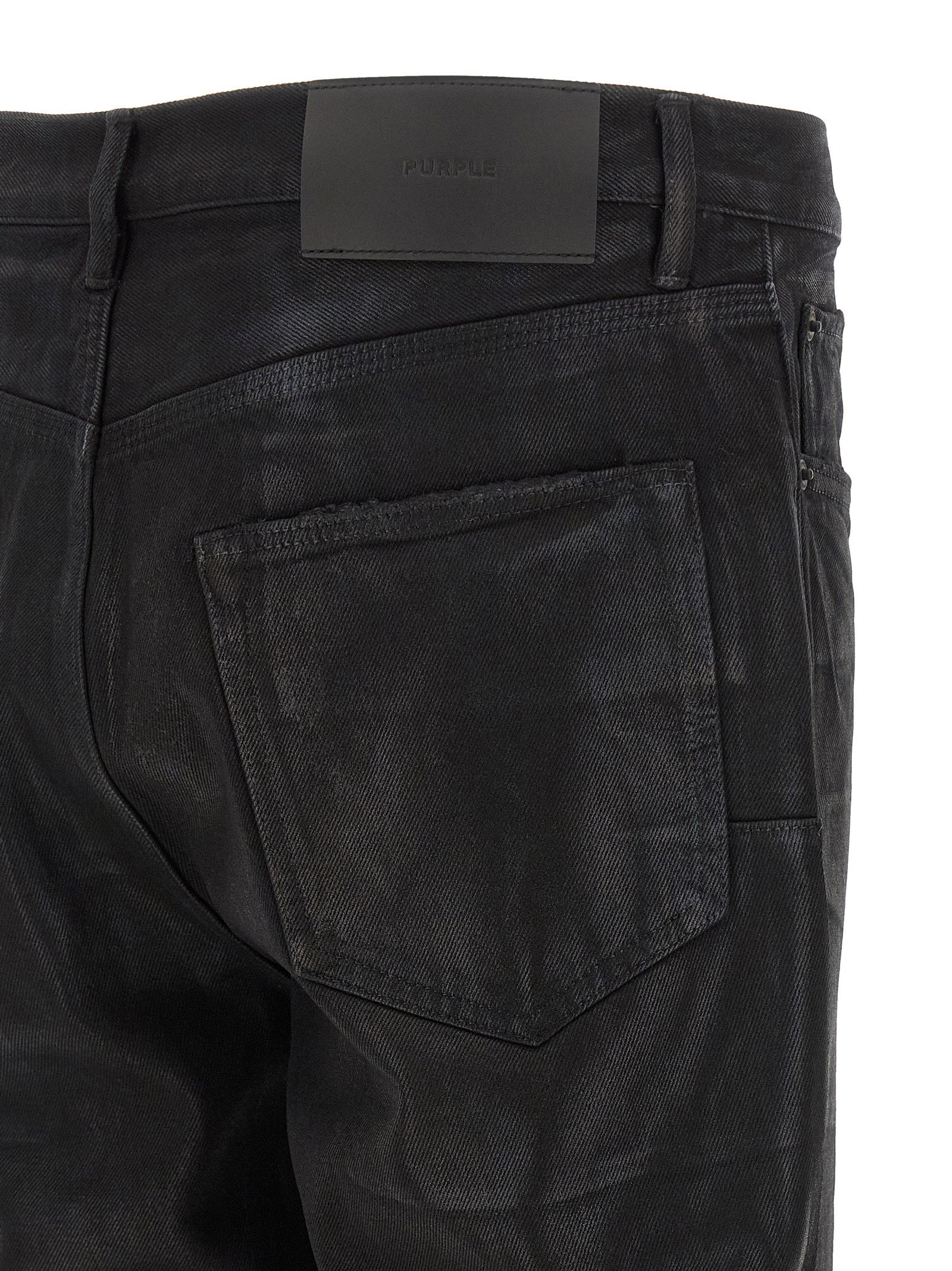 Purple Purple P026 Rinsed Foil Boot Jeans
