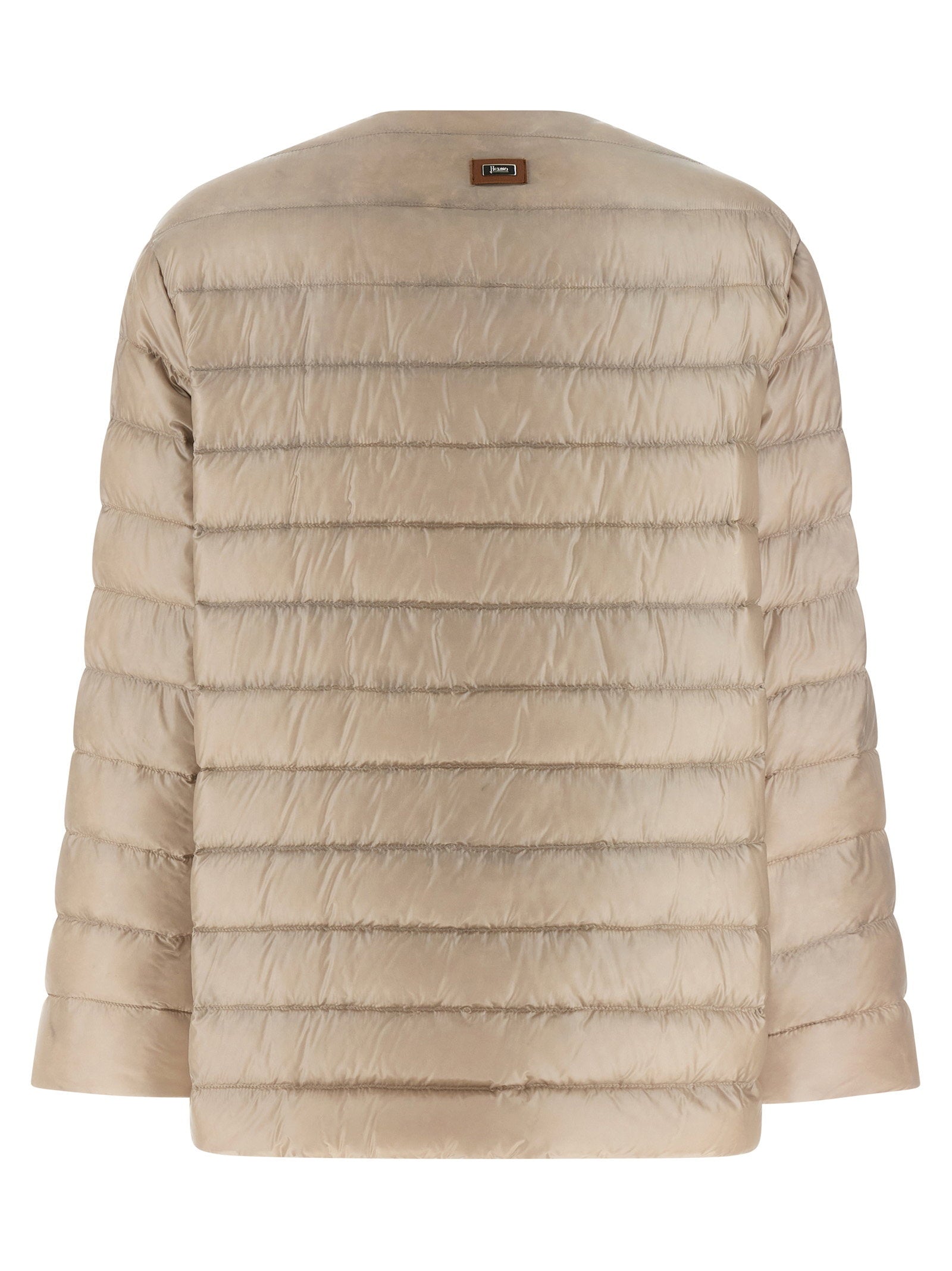 Herno Herno Leather Strap Down Jacket