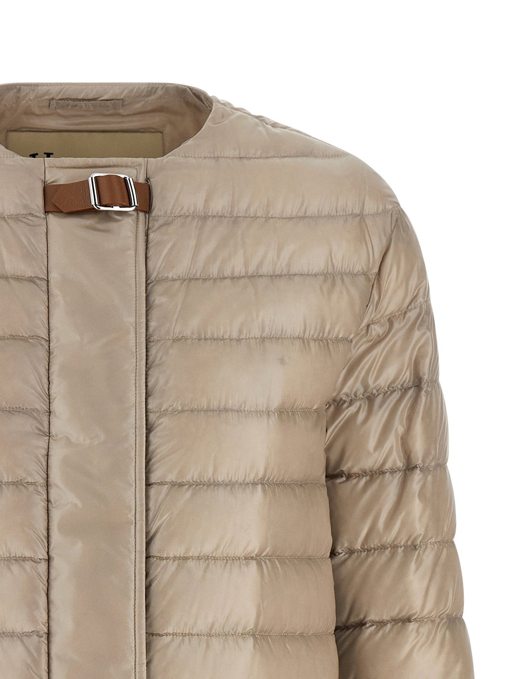 Herno Herno Leather Strap Down Jacket
