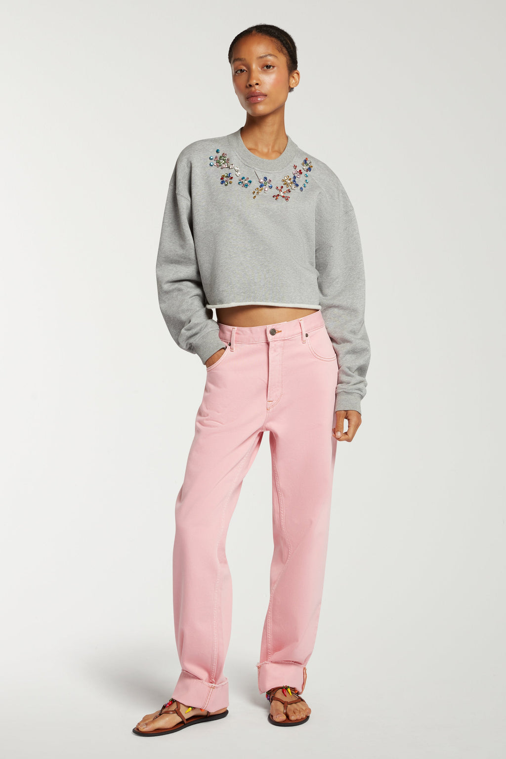 Pink 5 Pocket Jean