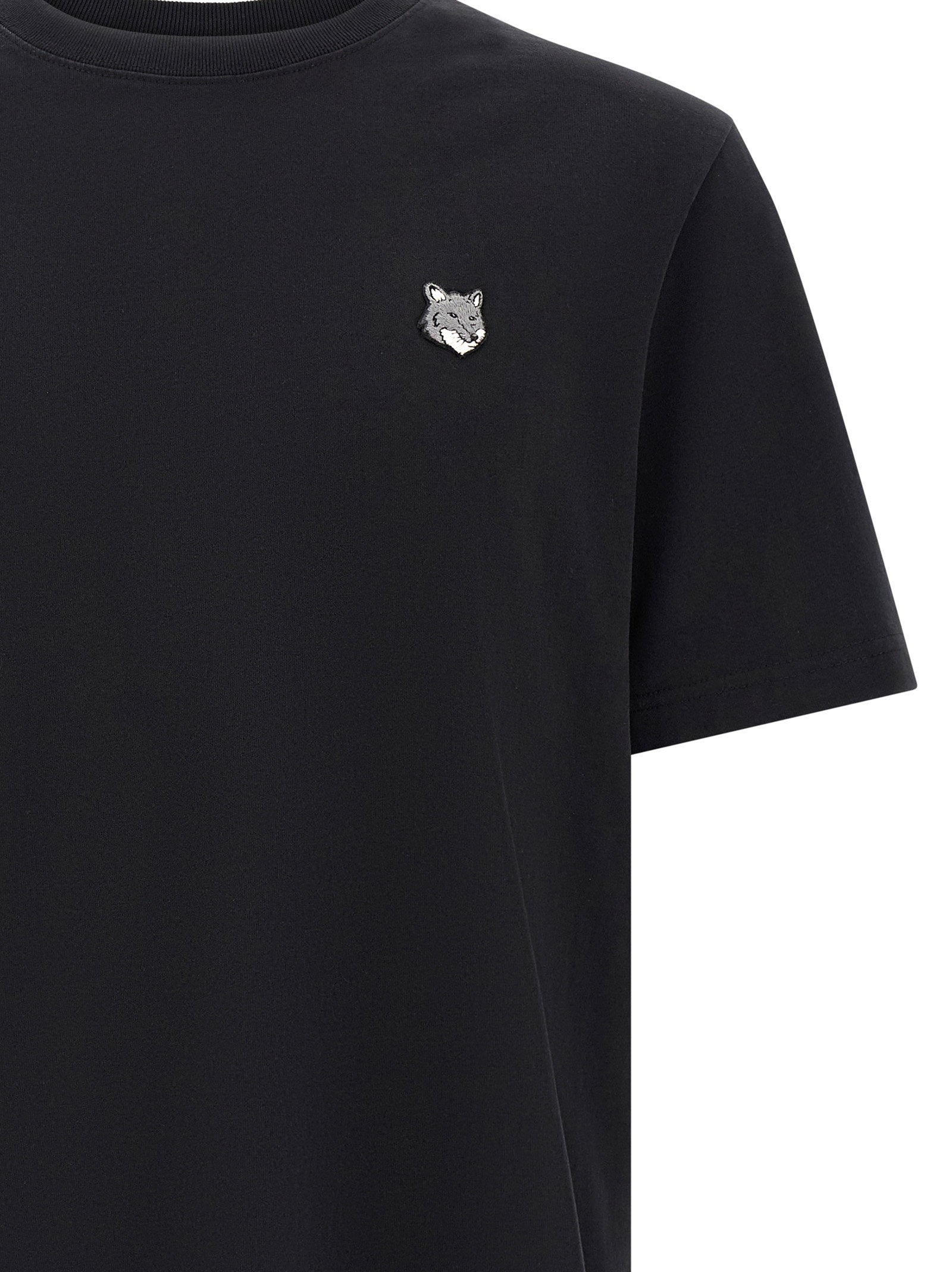 Maison Kitsuné Maison Kitsuné Grey Fox Head T-shirt
