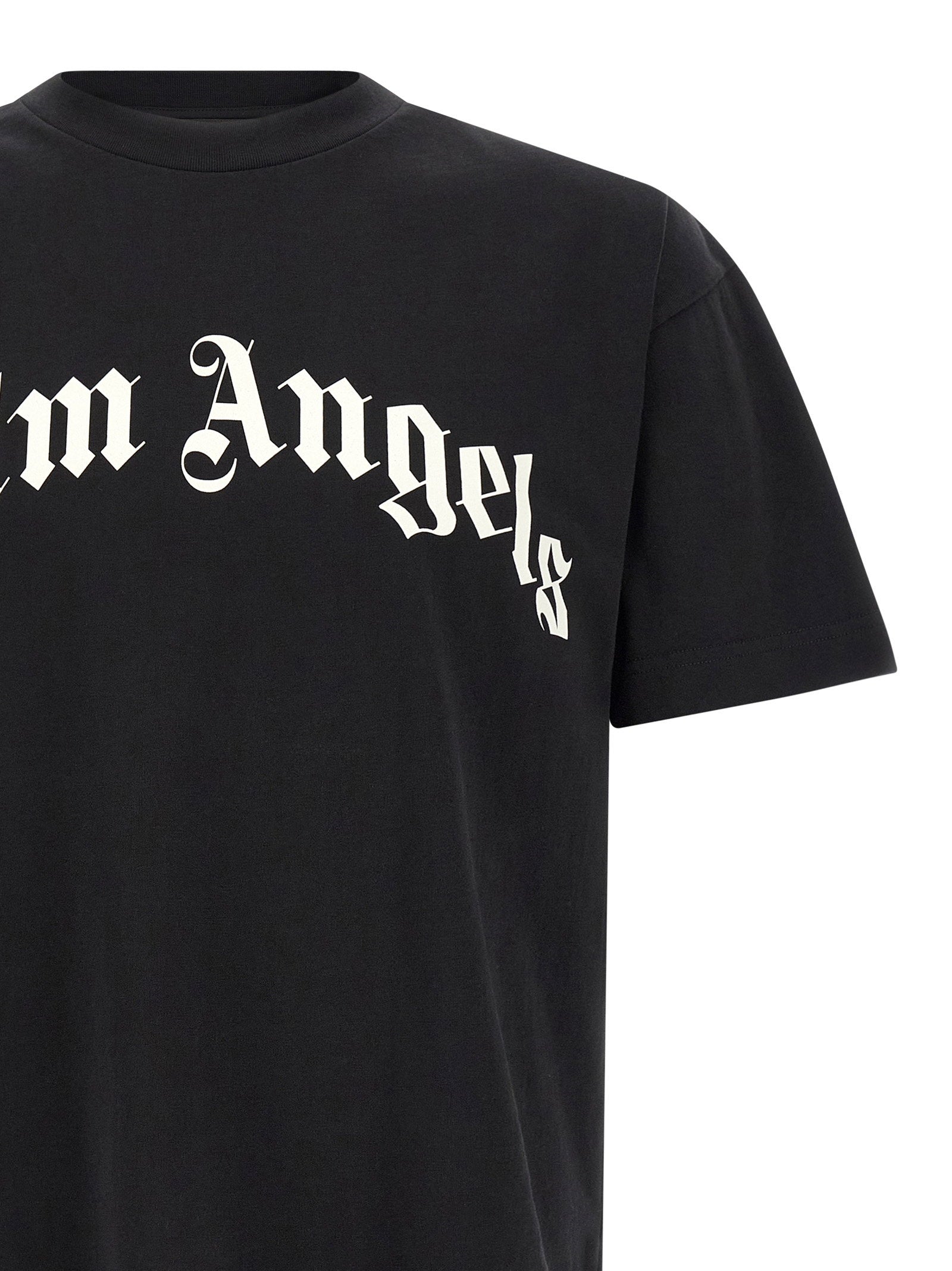 Palm Angels Palm Angels Curved Logo T-shirt
