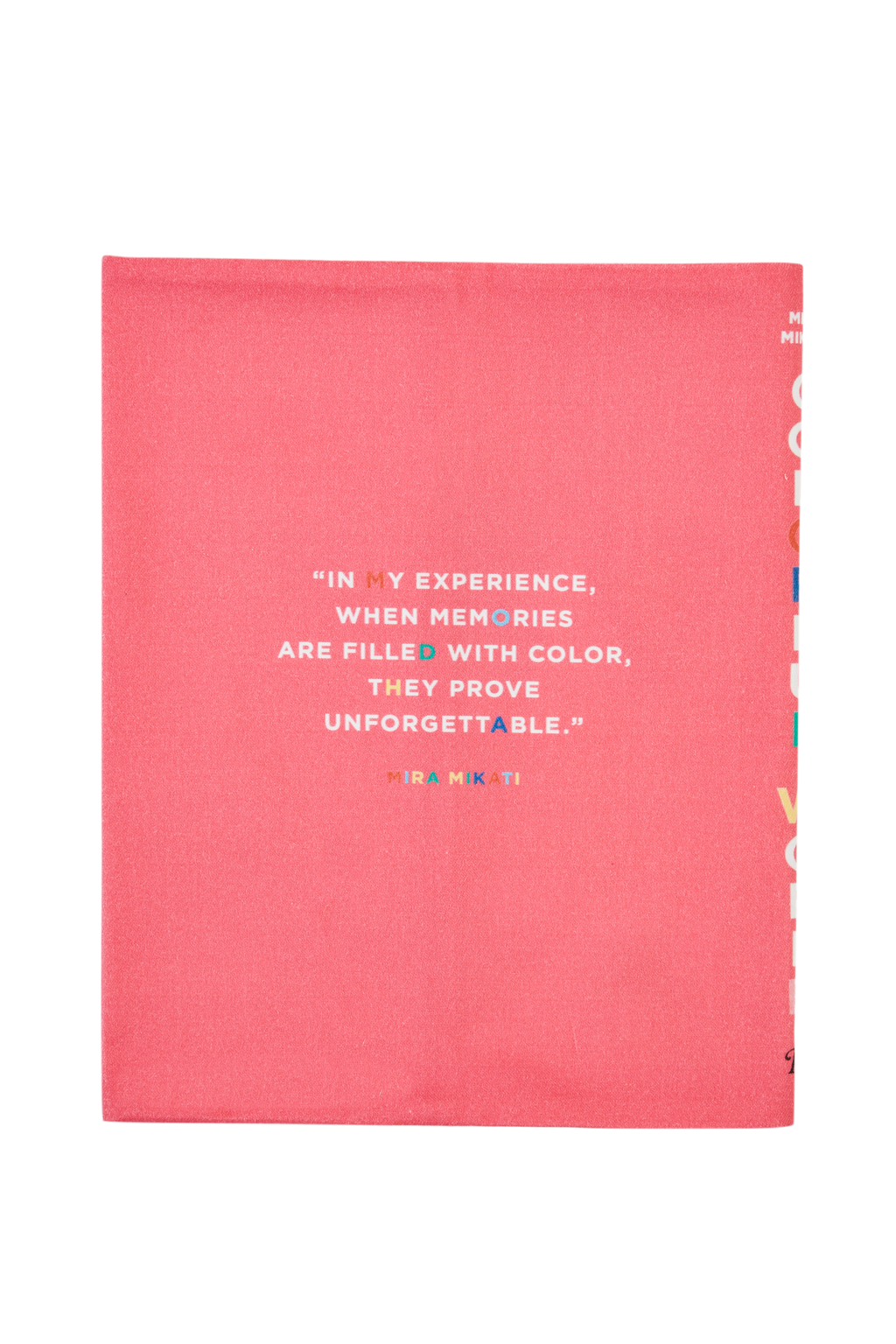 Colourful World Pink Book Cover