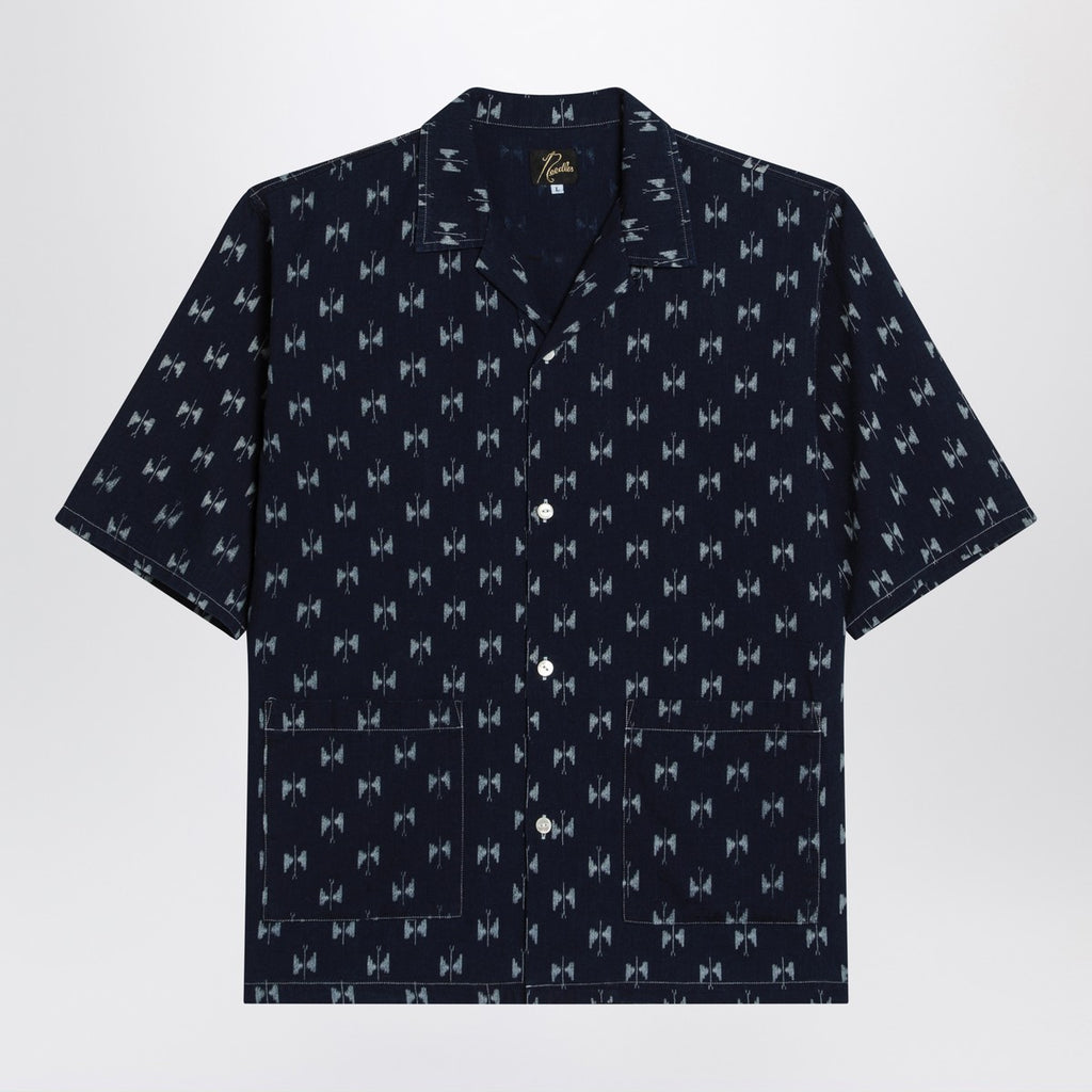 Needles Blue denim shirt with bow ties