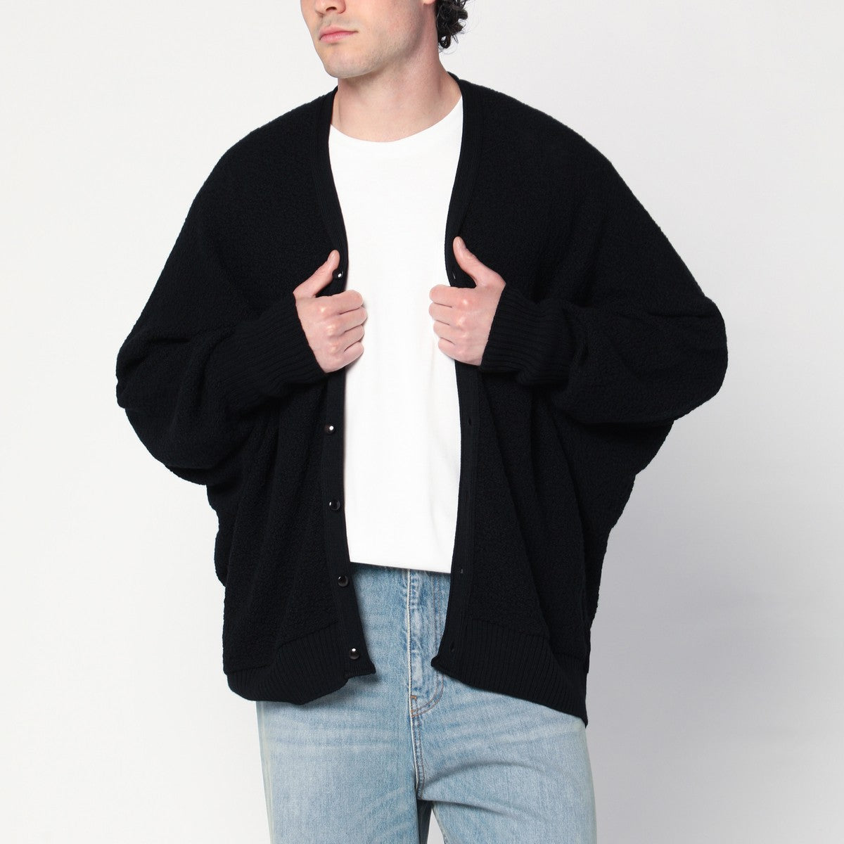 Needles Needles Black wool cardigan