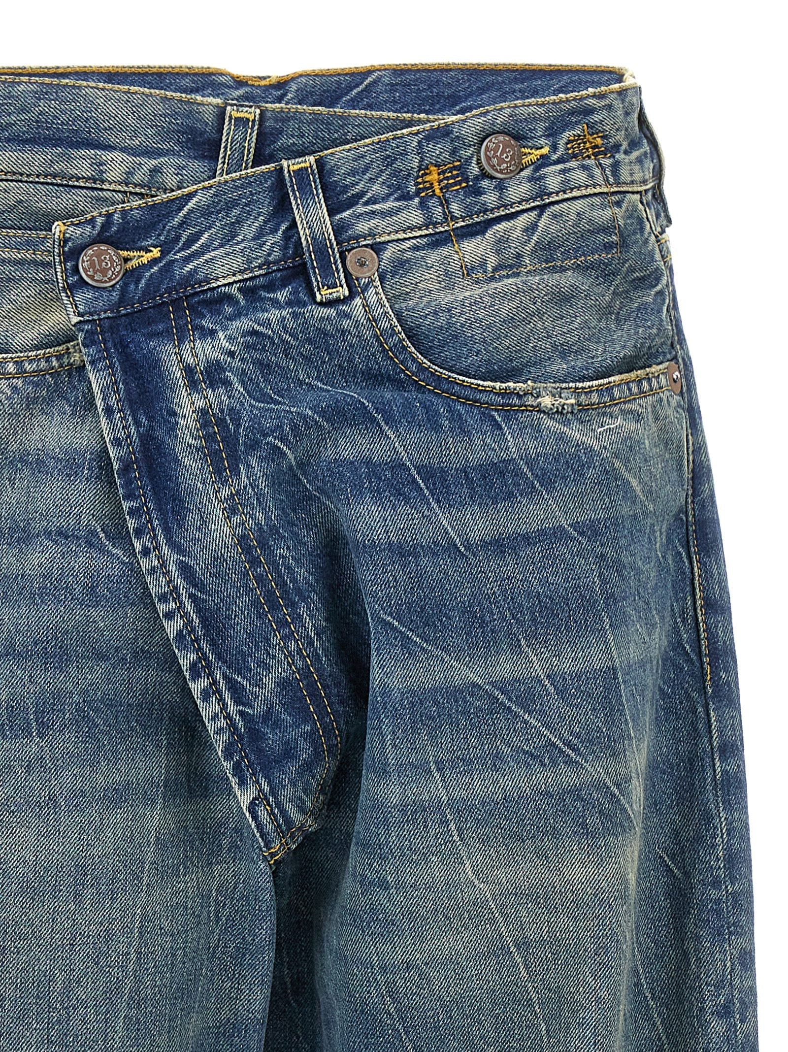 R13 R13 Cross Over Jeans