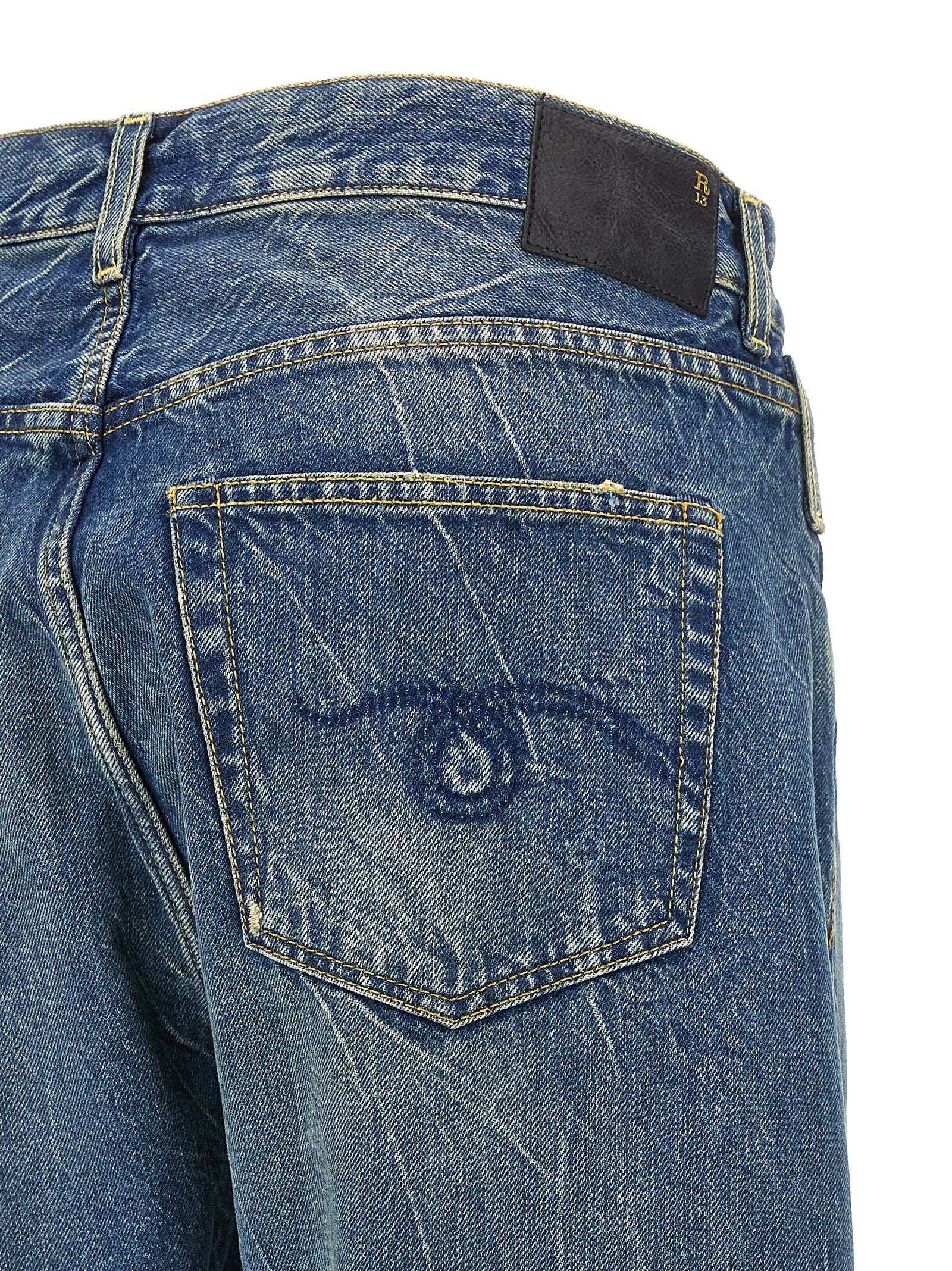 R13 R13 Cross Over Jeans