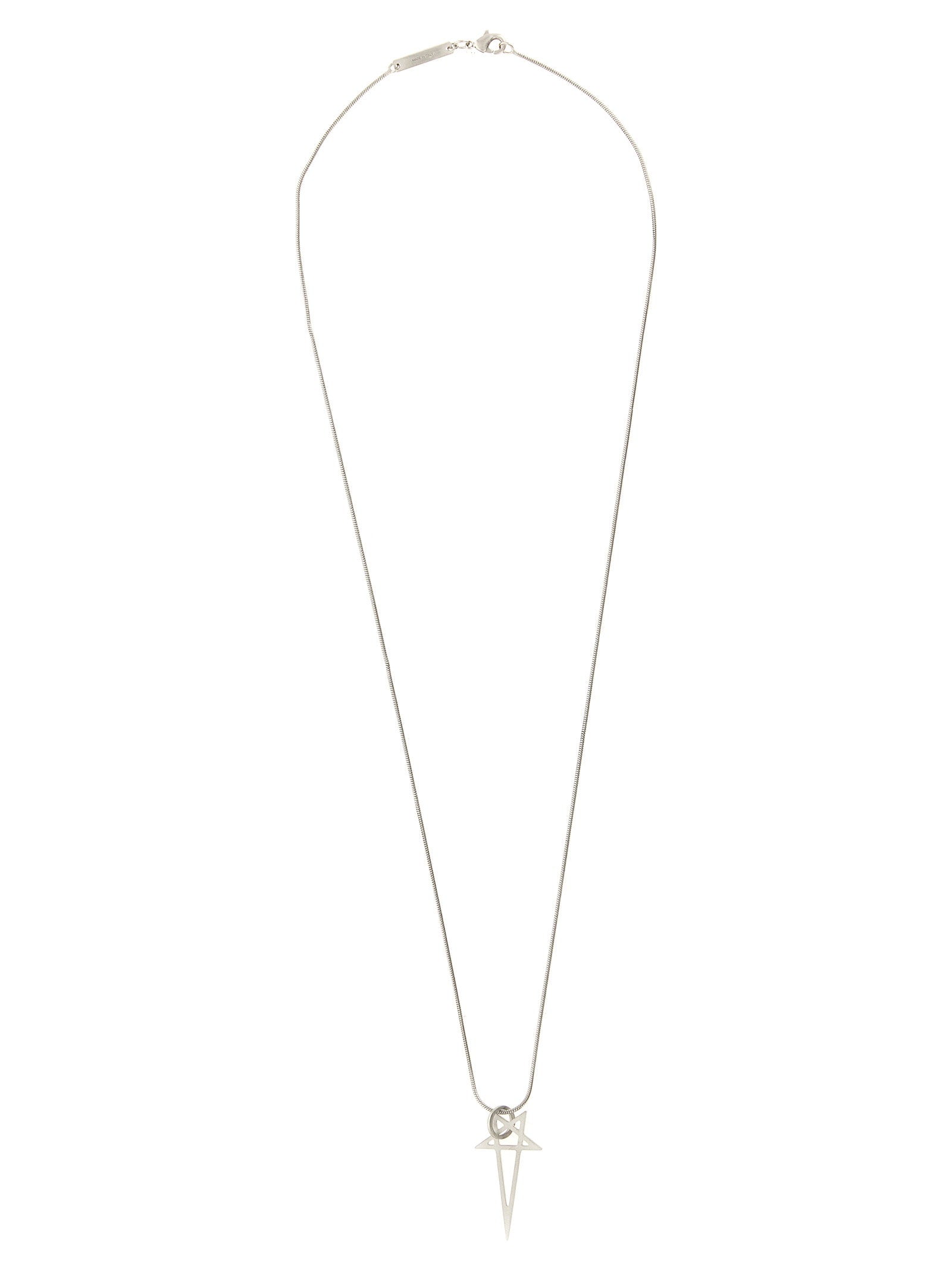 Rick Owens Rick Owens Pentagram Necklace