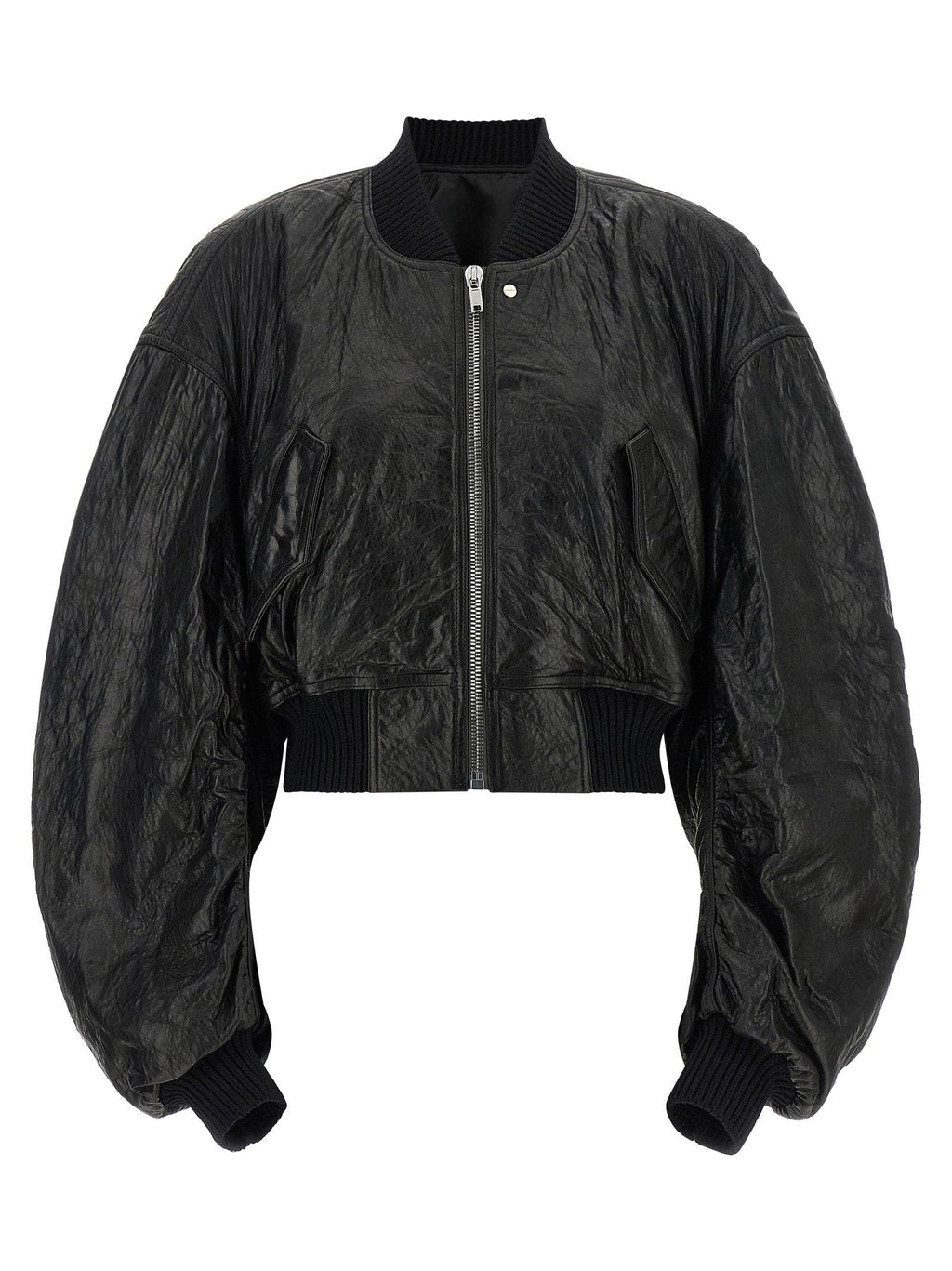 Rick Owens Rick Owens Secchia Cropped Flight Bomber Jacket