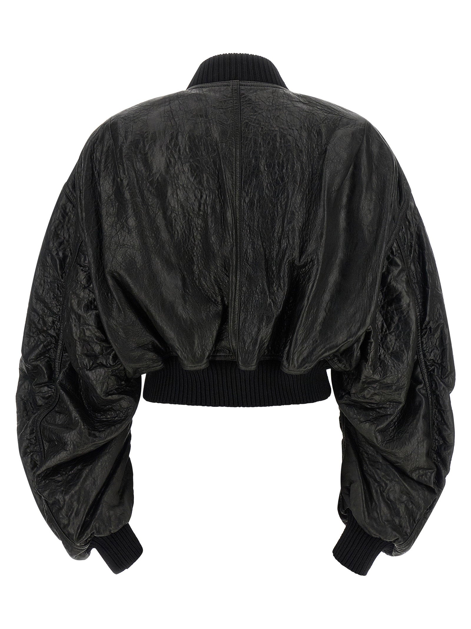 Rick Owens Rick Owens Secchia Cropped Flight Bomber Jacket