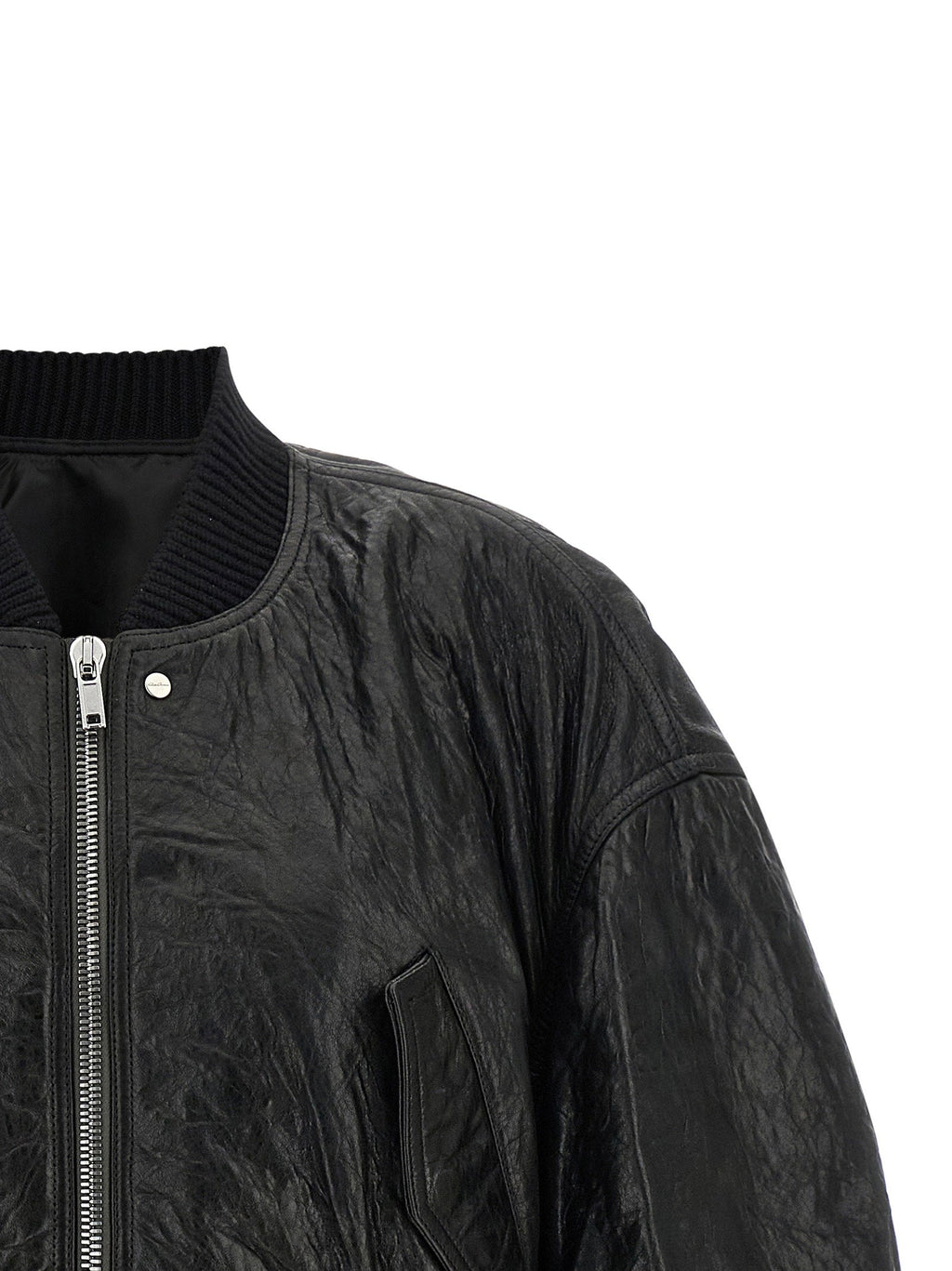 Rick Owens Rick Owens Secchia Cropped Flight Bomber Jacket