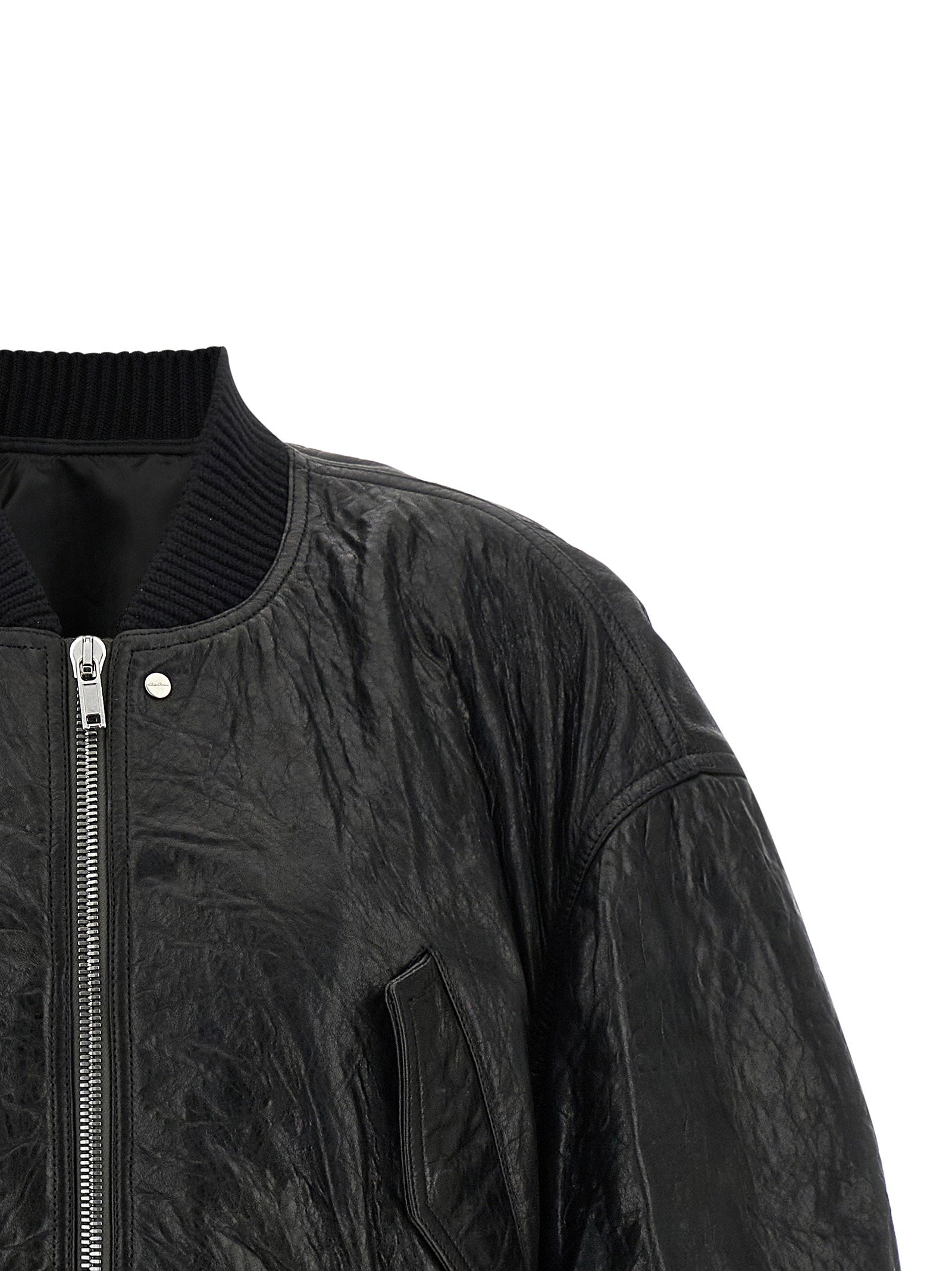 Rick Owens Rick Owens Secchia Cropped Flight Bomber Jacket