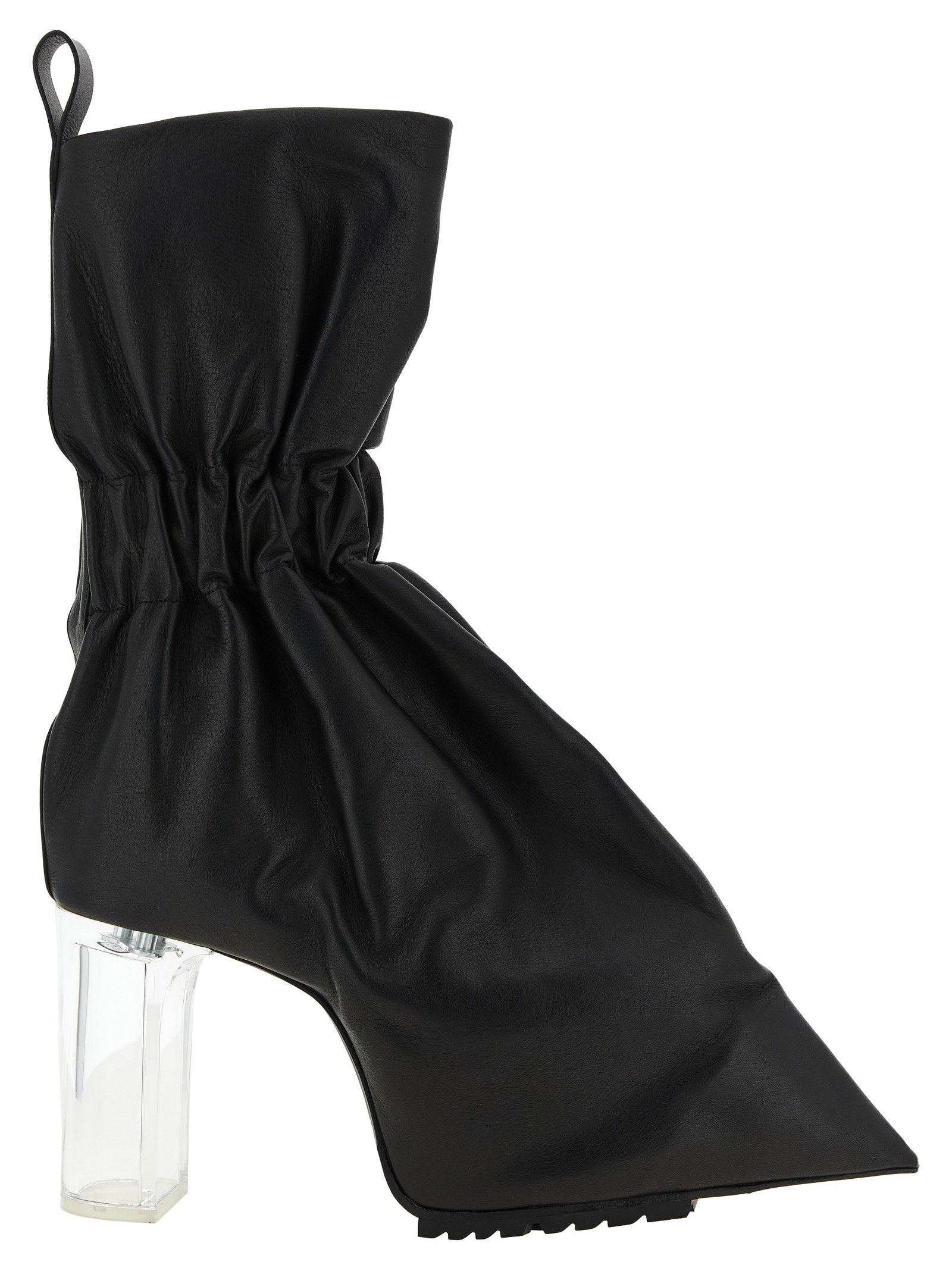 Rick Owens Rick Owens Pull On Cuffed Taquito Ankle Boots