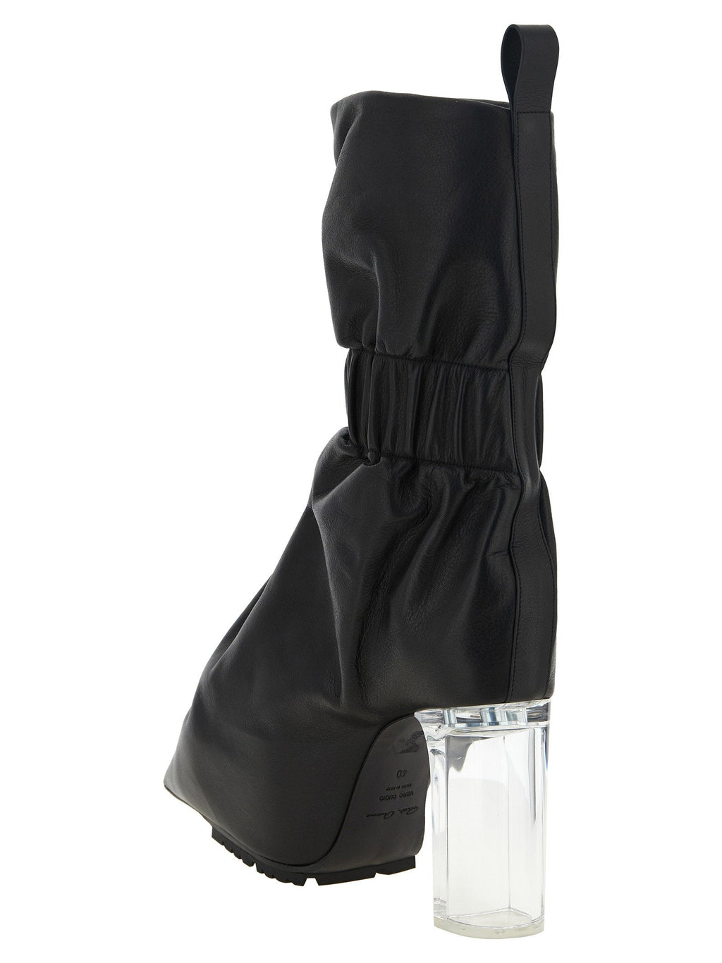 Rick Owens Rick Owens Pull On Cuffed Taquito Ankle Boots