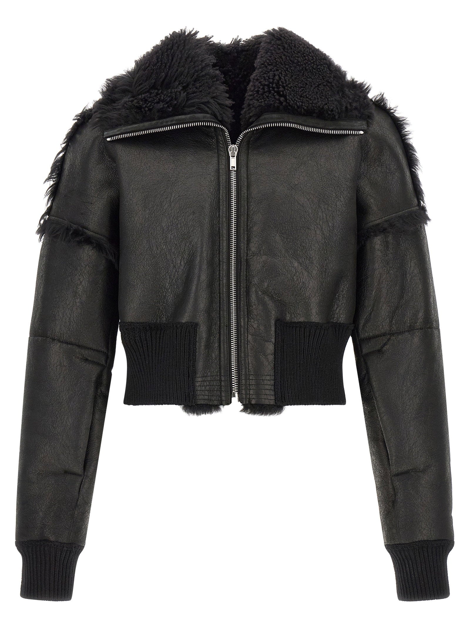 Rick Owens Rick Owens Flight Jkt Cropped Bomber Jacket