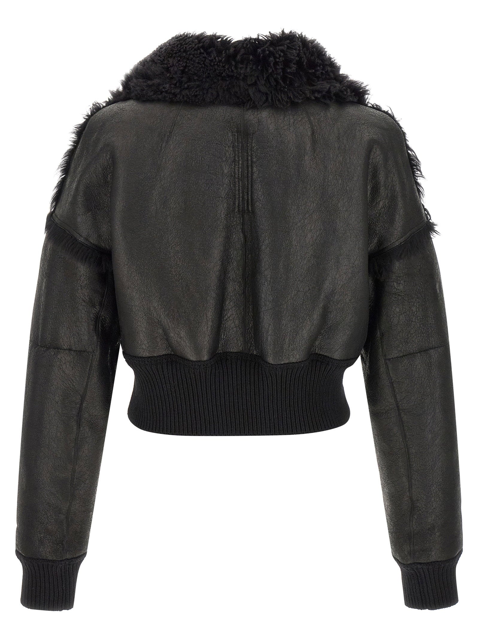 Rick Owens Rick Owens Flight Jkt Cropped Bomber Jacket