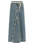 Maison Margiela Maison Margiela Raw Hem Denim Skirt