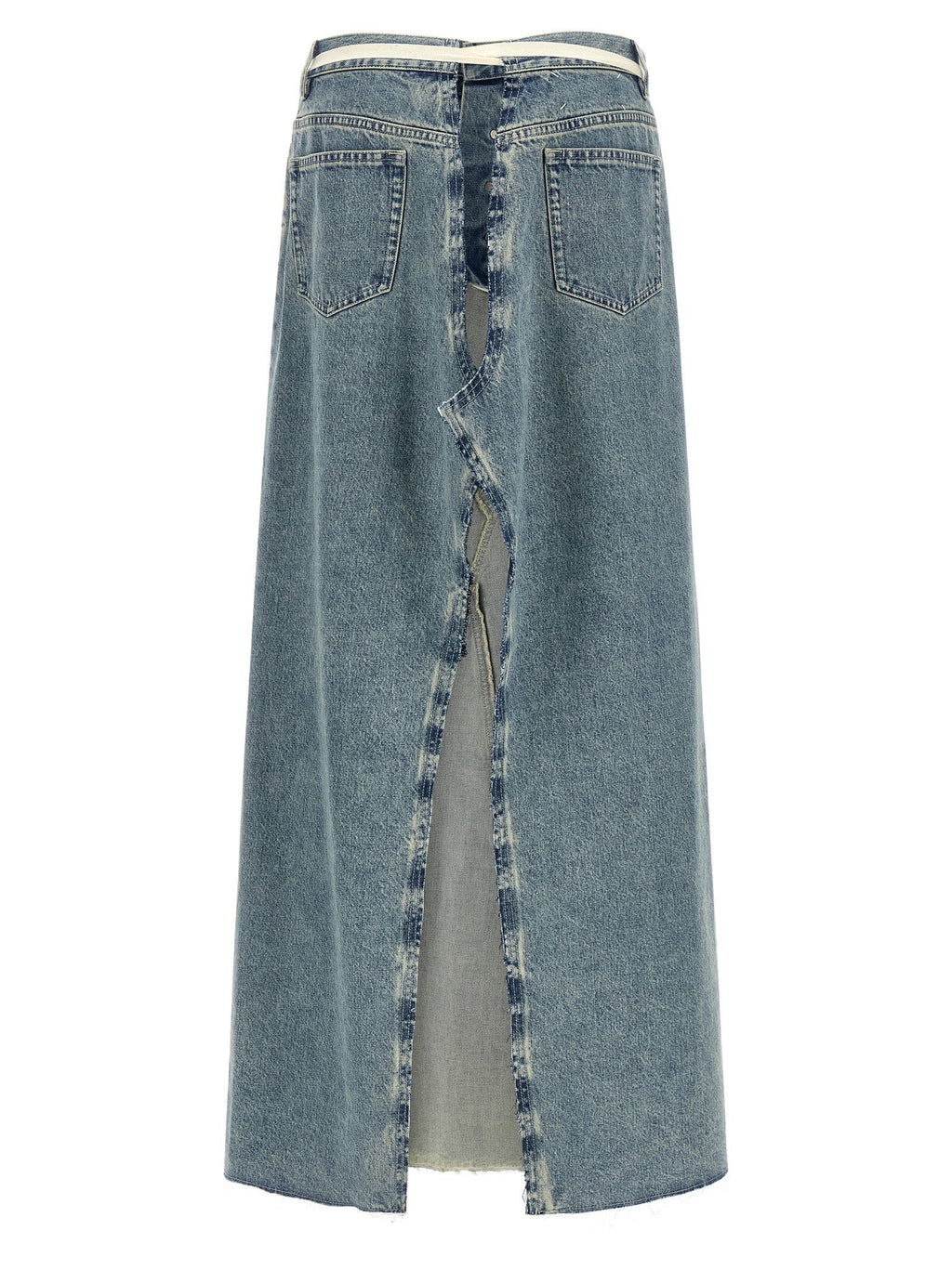 Maison Margiela Maison Margiela Raw Hem Denim Skirt