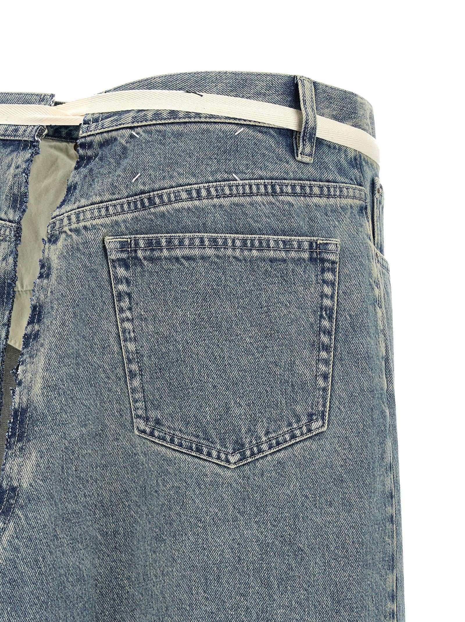 Maison Margiela Maison Margiela Raw Hem Denim Skirt