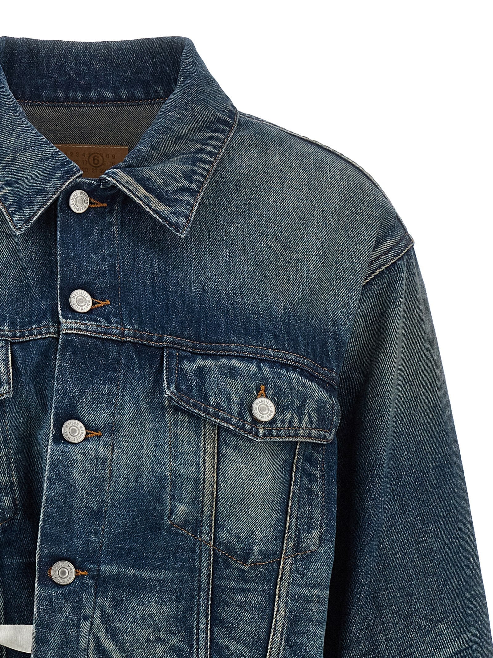 Mm6 Maison Margiela Mm6 Maison Margiela Tape Denim Jacket