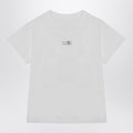 MM6 Maison Margiela MM6 Maison Margiela White T-shirt with Numeric Signature