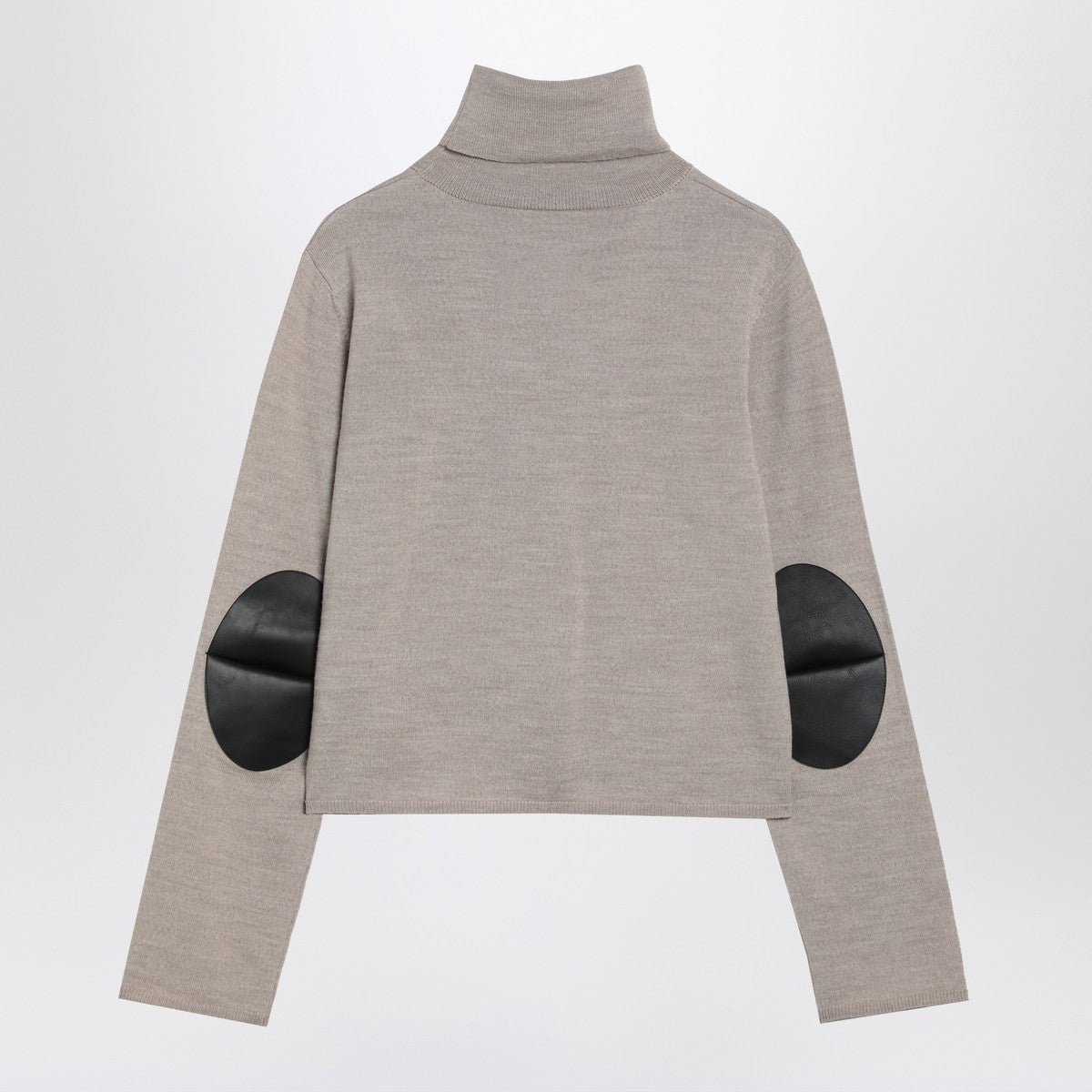 MM6 Maison Margiela MM6 Maison Margiela Beige wool blend turtleneck sweater
