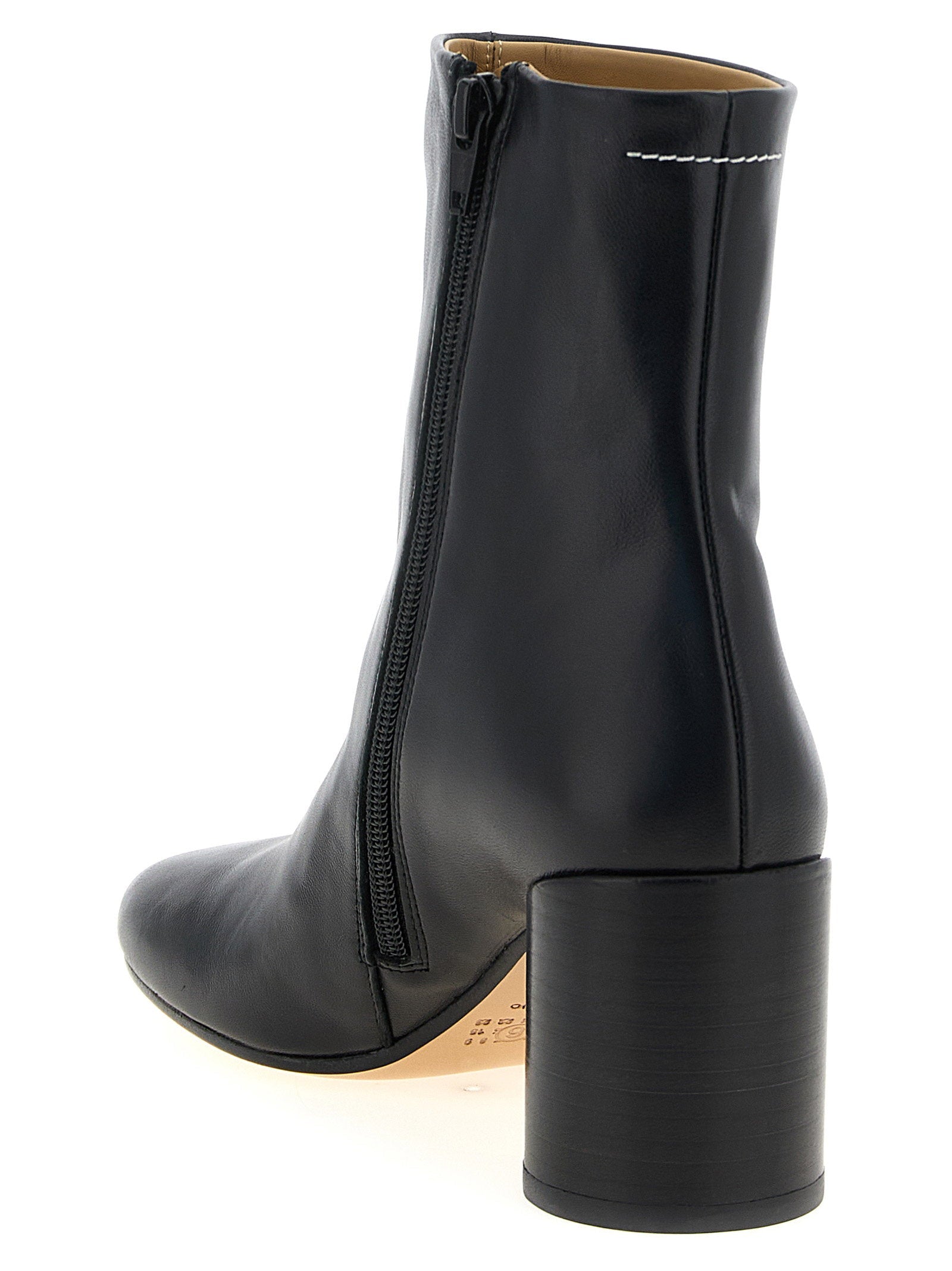 Mm6 Maison Margiela Mm6 Maison Margiela Leather Ankle Boots