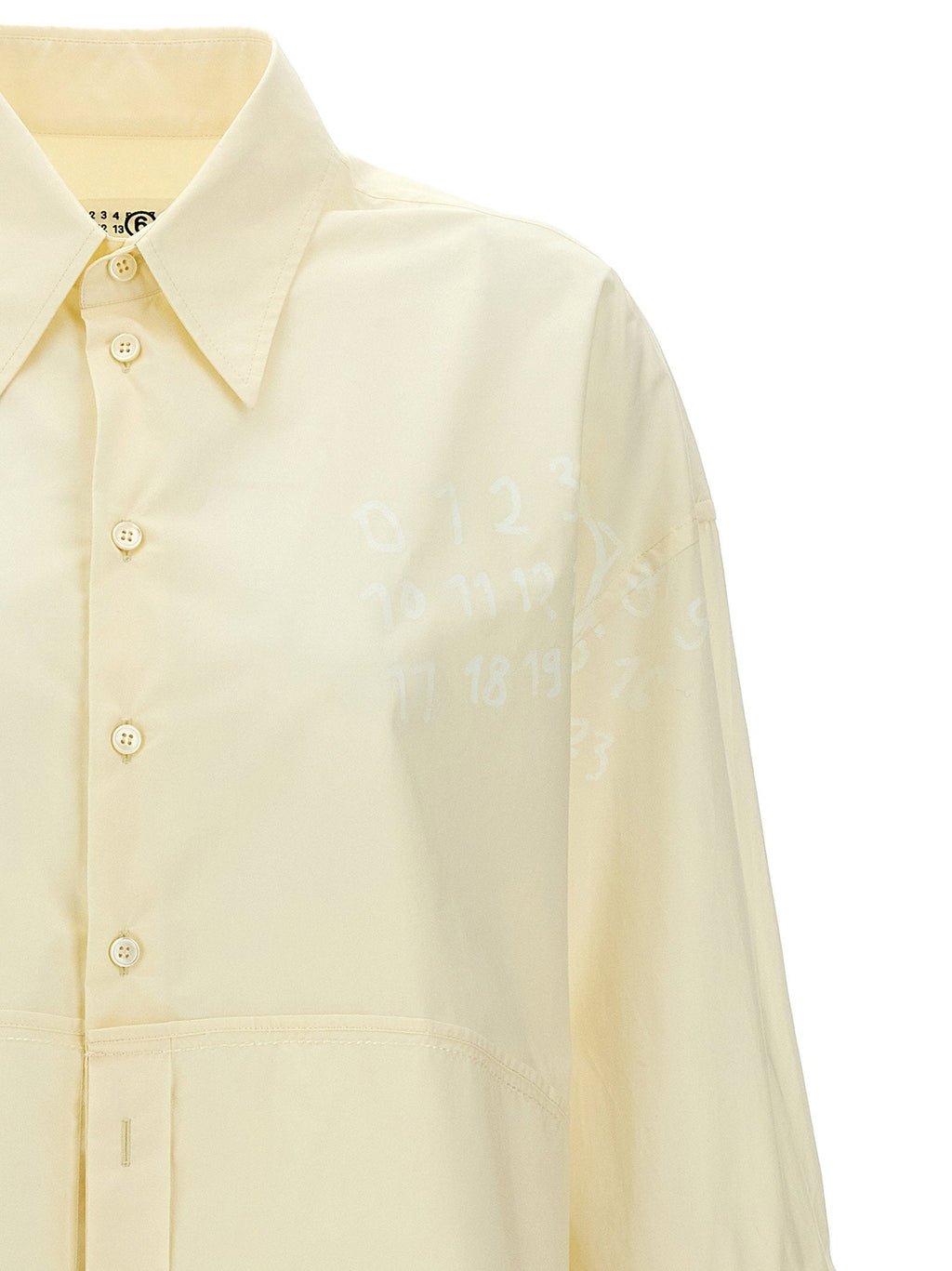 Mm6 Maison Margiela Mm6 Maison Margiela Logo Print Shirt