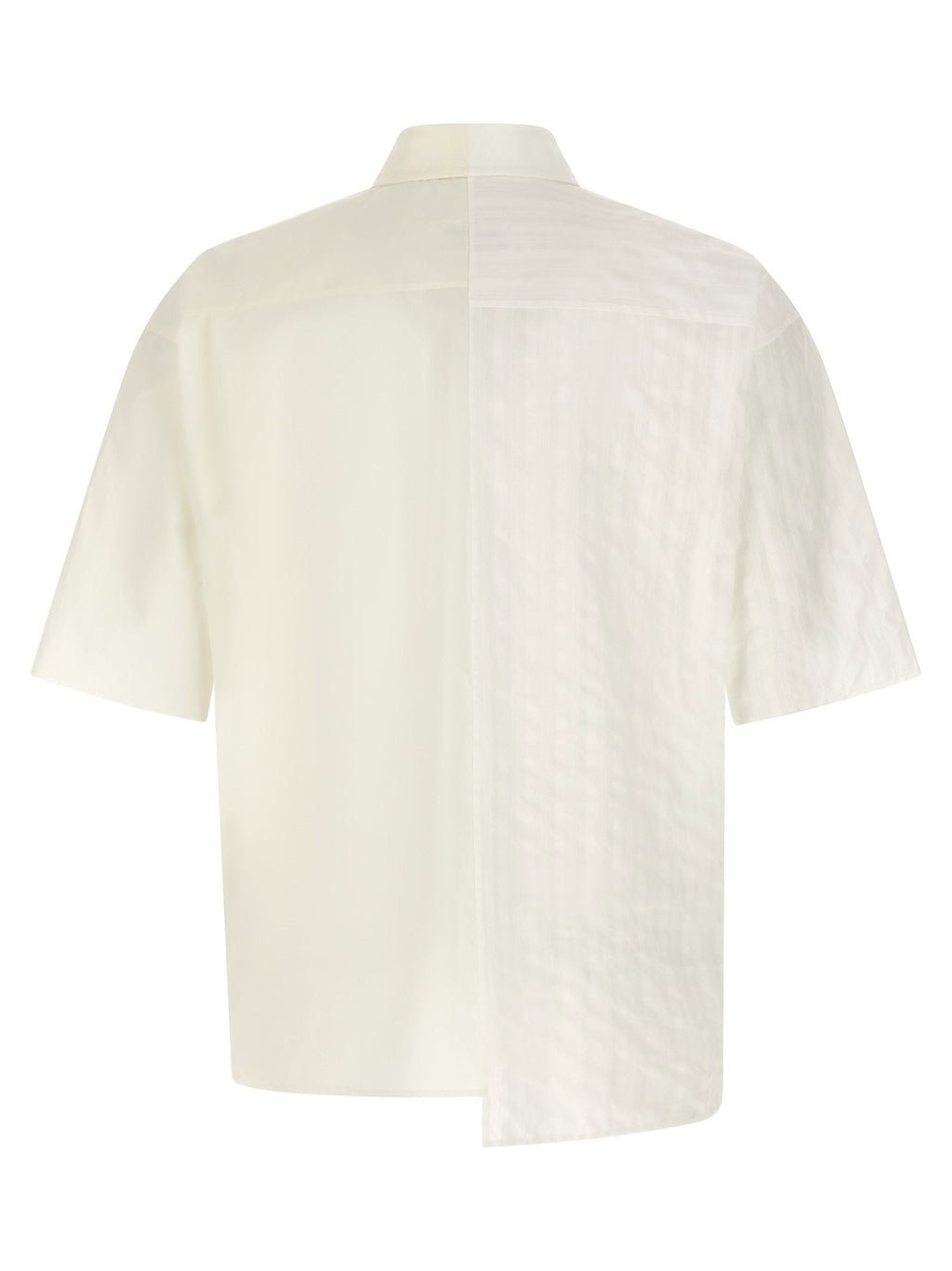 Mm6 Maison Margiela Mm6 Maison Margiela Bi-material Shirt