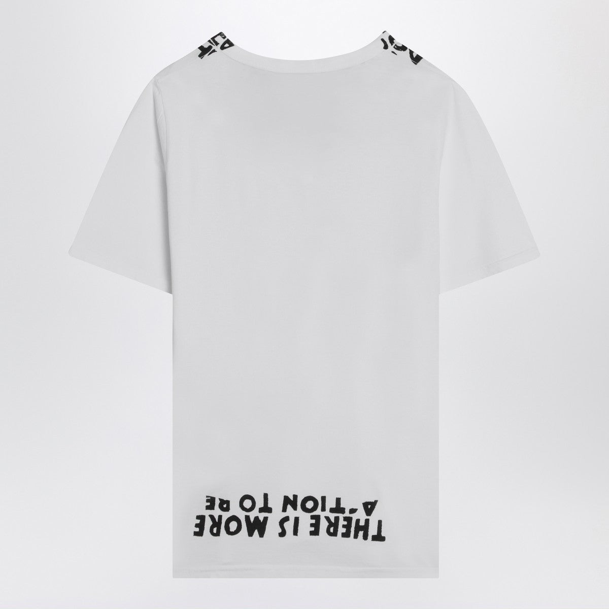 MM6 Maison Margiela MM6 Maison Margiela White AIDS cotton T-shirt