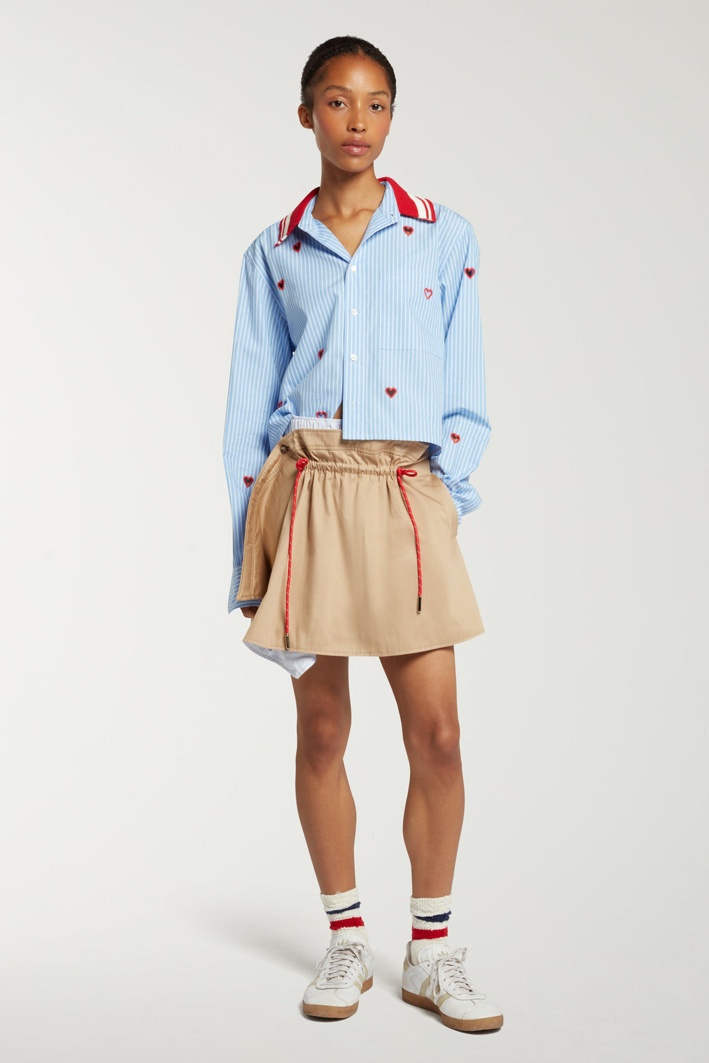 Trench Skirt With Paracord Tie