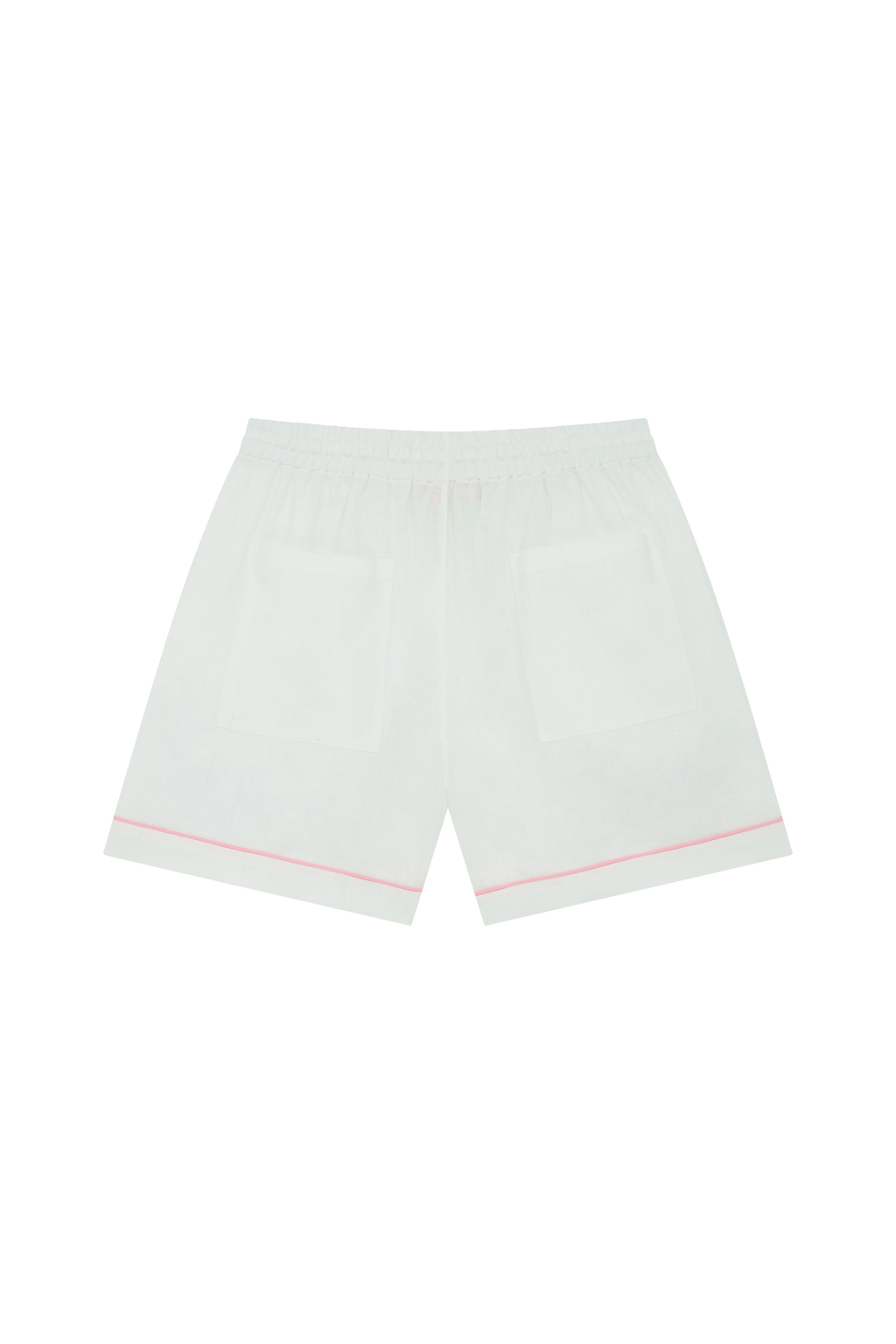 Cafe Scene Embroidered Shorts
