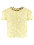 Self-Portrait Self-Portrait Yellow Lace Top