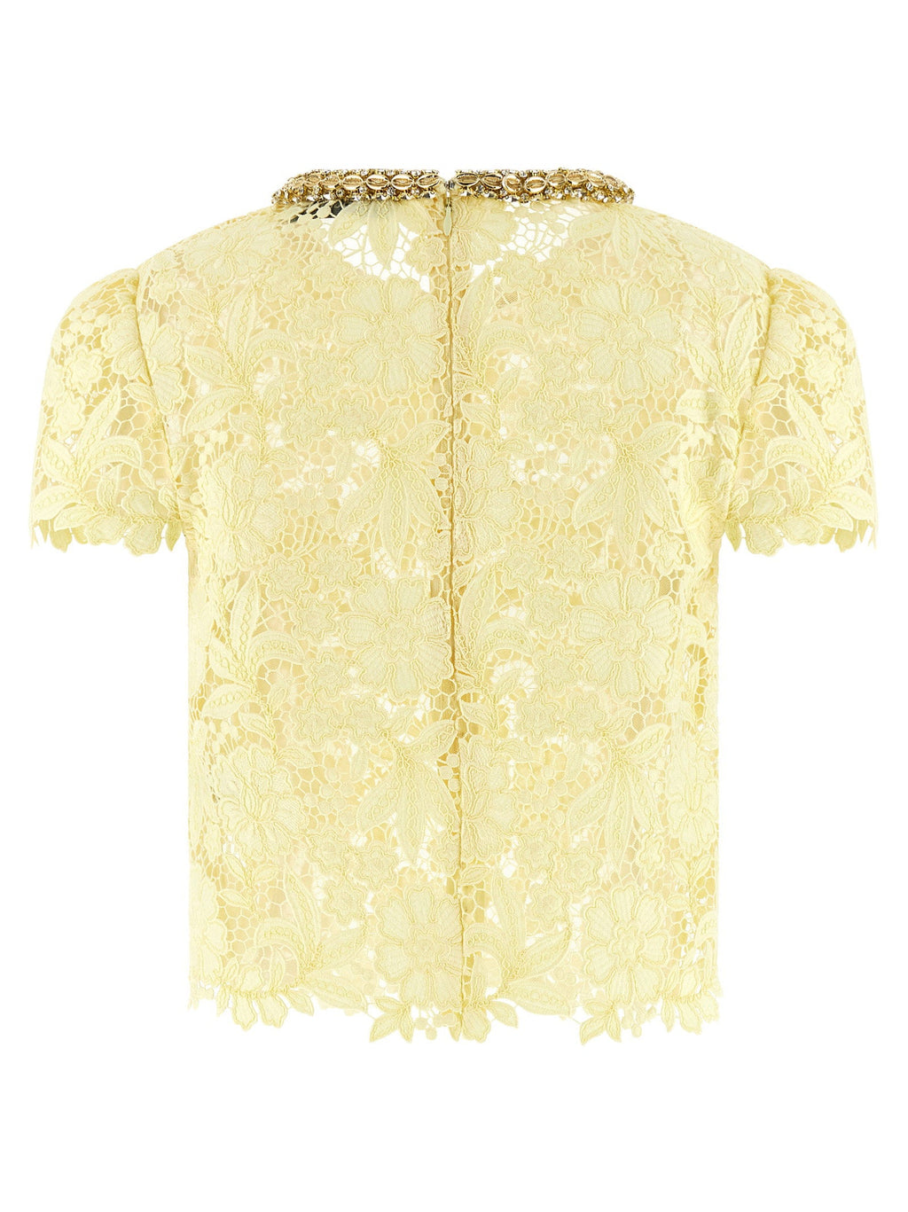 Self-Portrait Self-Portrait Yellow Lace Top
